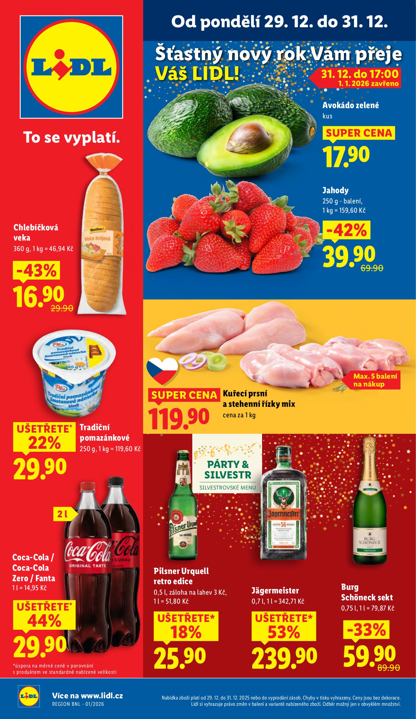 lidl - Aktuální leták Lidl od 29.12. do 31.12.