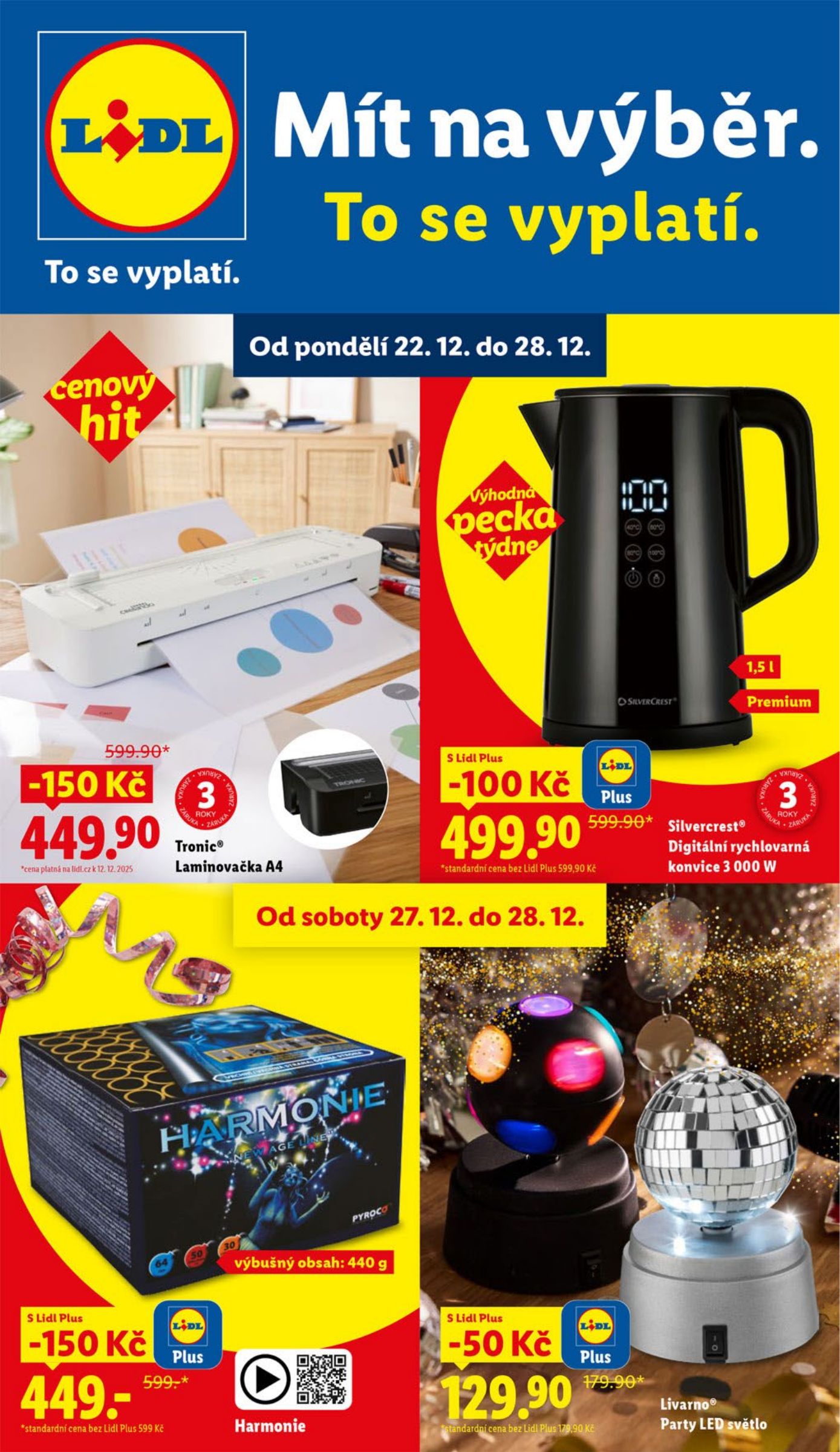 lidl - Aktuální leták Lidl - Spotřební zboží od 22.12. do 28.12.