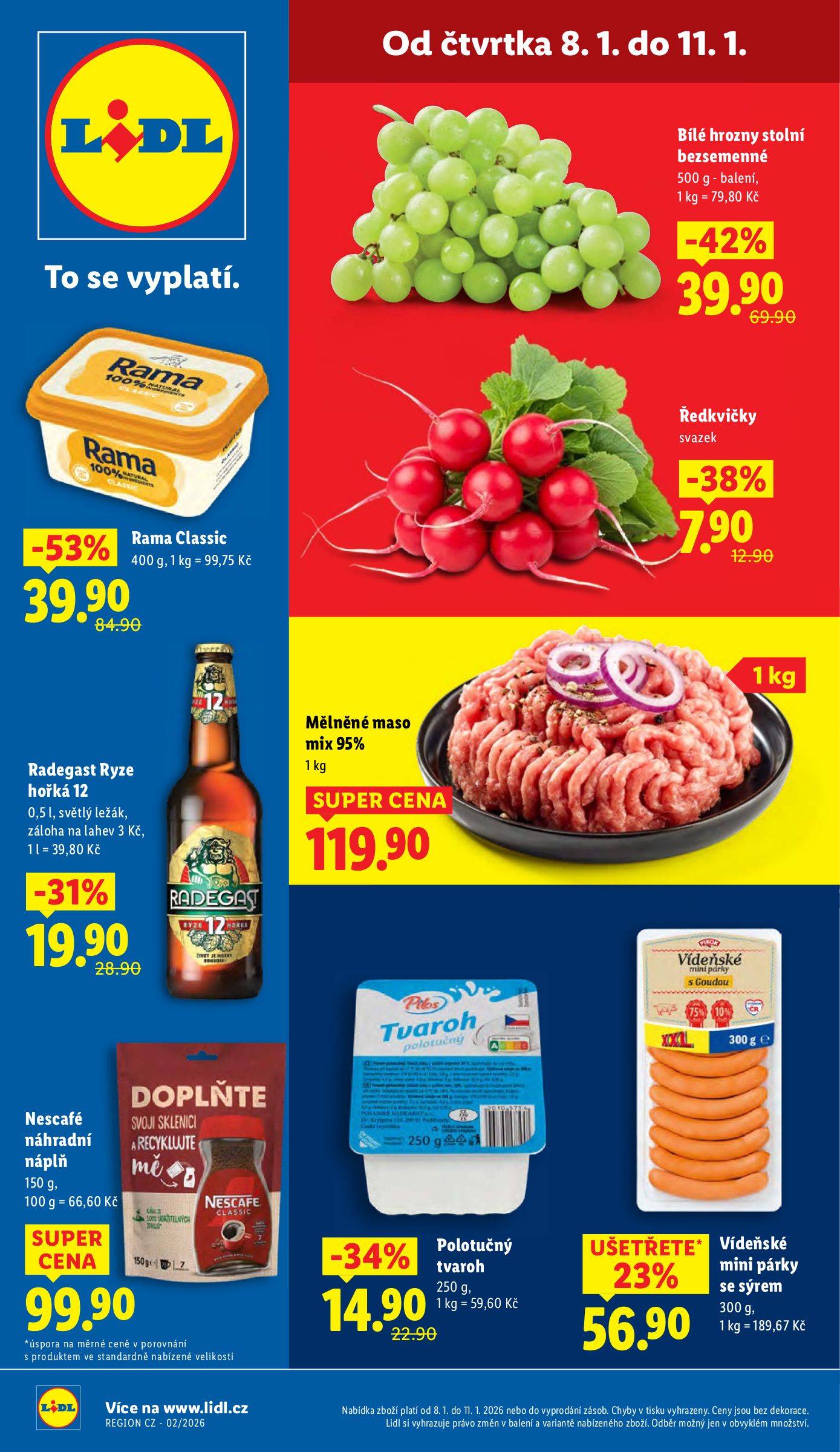 lidl - Aktuální leták Lidl od 08.01. do 11.01.