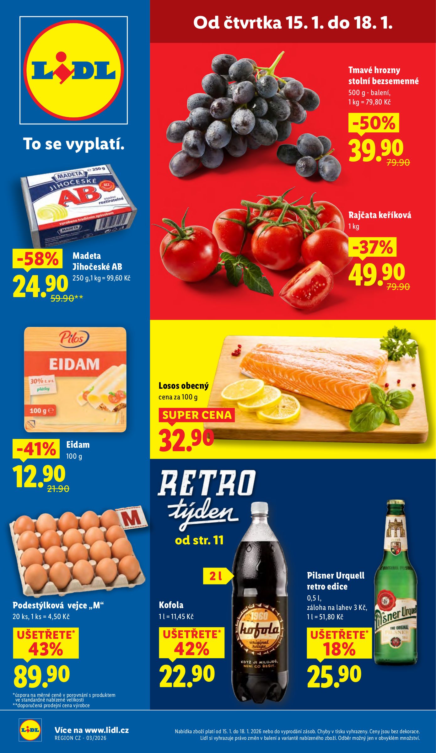 lidl - Aktuální leták Lidl od 15.01. do 18.01.