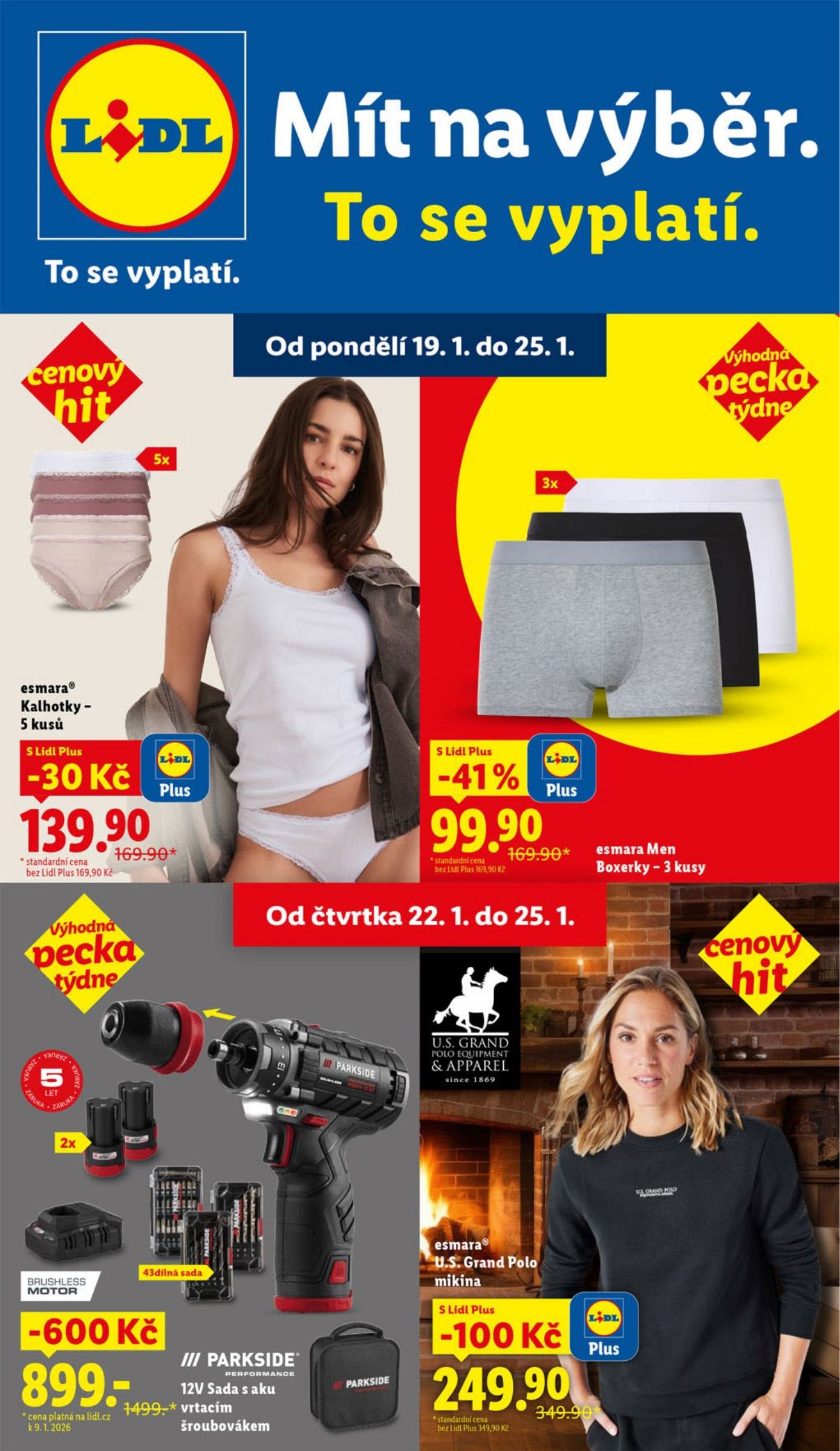 lidl - Aktuální leták Lidl - Spotřební zboží od 19.01. do 25.01. - page: 1