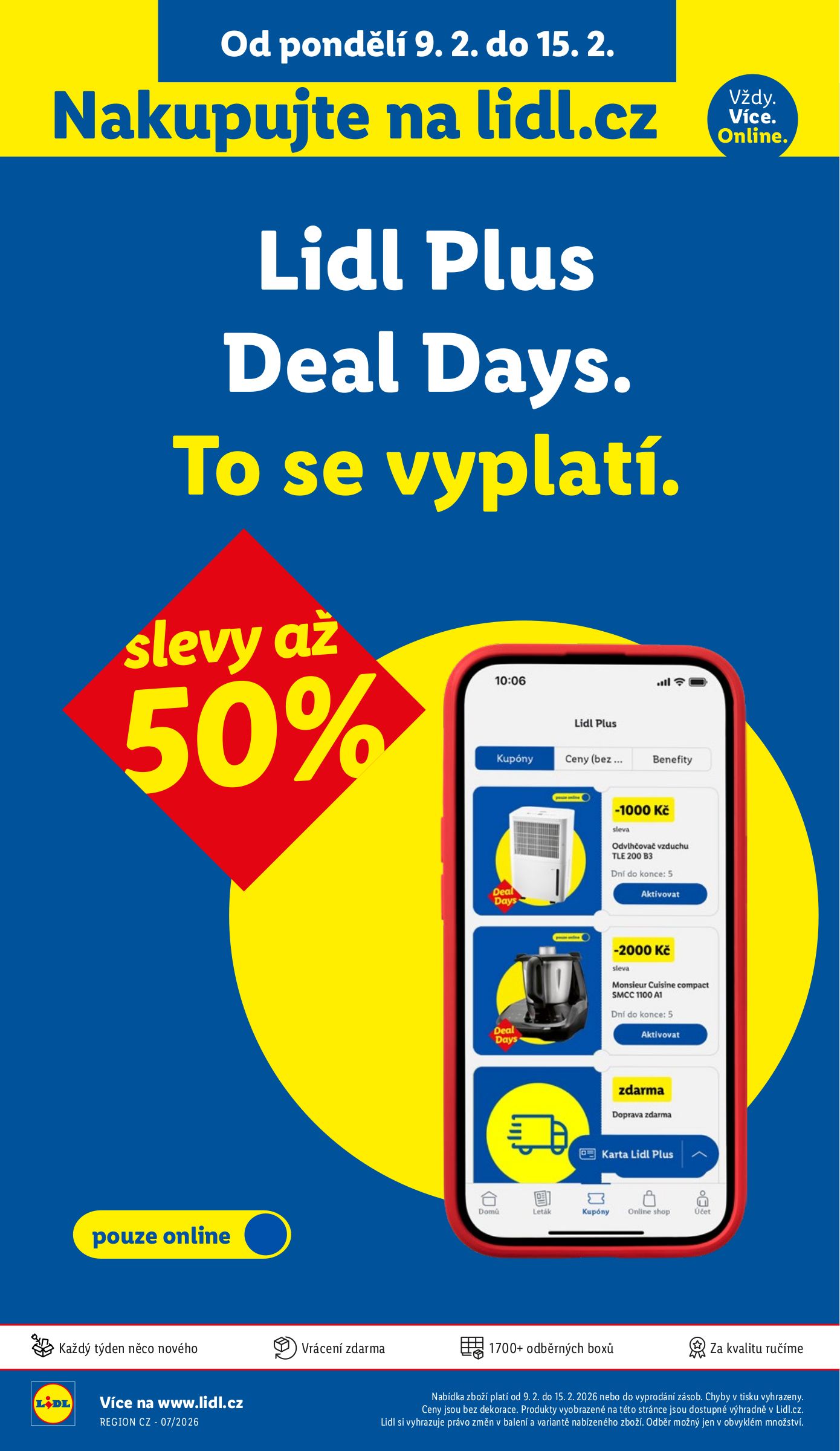 lidl - Lidl - Plus leták platný od pondělí 09.02.2026 do neděle 15.02.2026