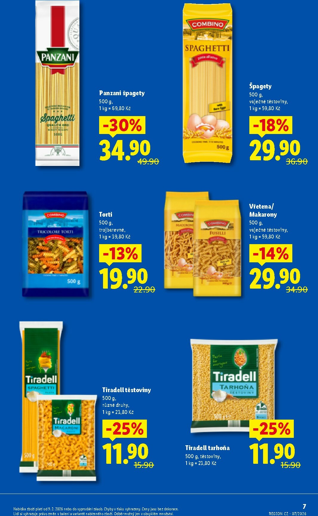 lidl - Lidl - Ceny v klidu leták platný od pondělí 09.02.2026 do úterý 31.03.2026 - page: 7