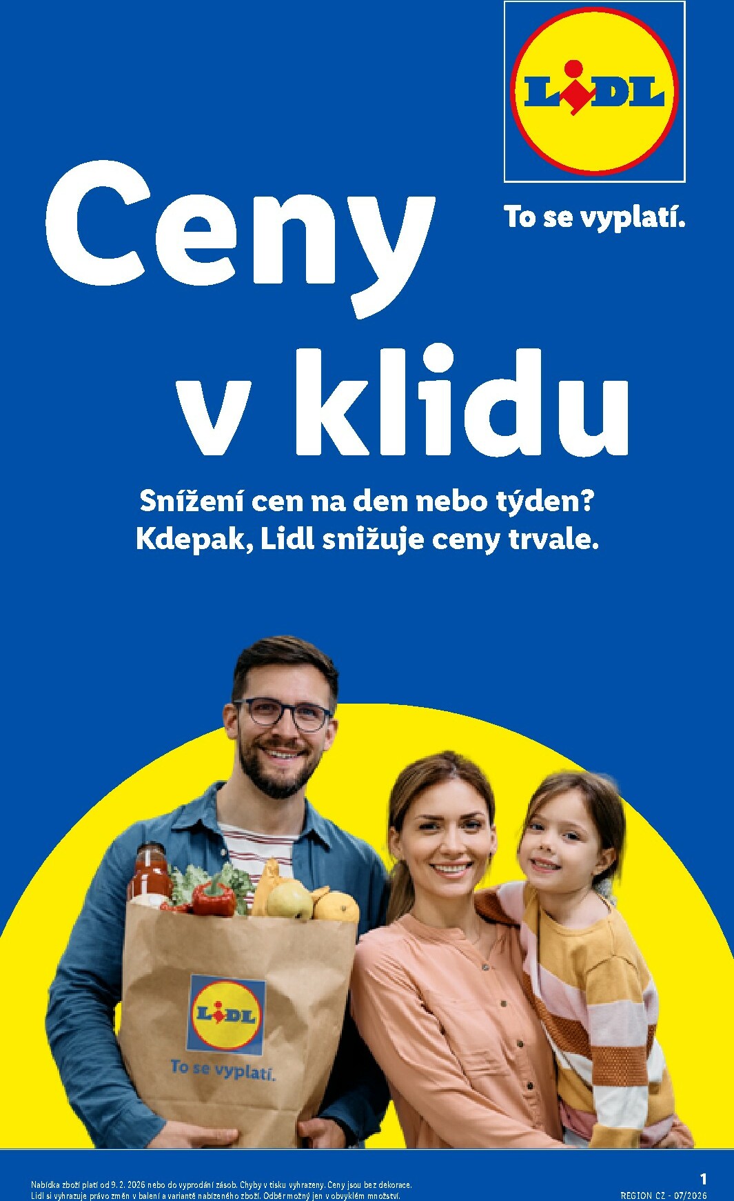 lidl - Lidl - Ceny v klidu leták platný od pondělí 09.02.2026 do úterý 31.03.2026