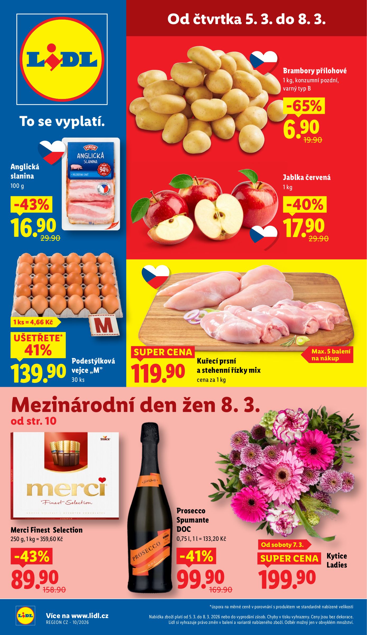 lidl - Lidl leták platný od čtvrtka 05.03.2026 do neděle 08.03.2026
