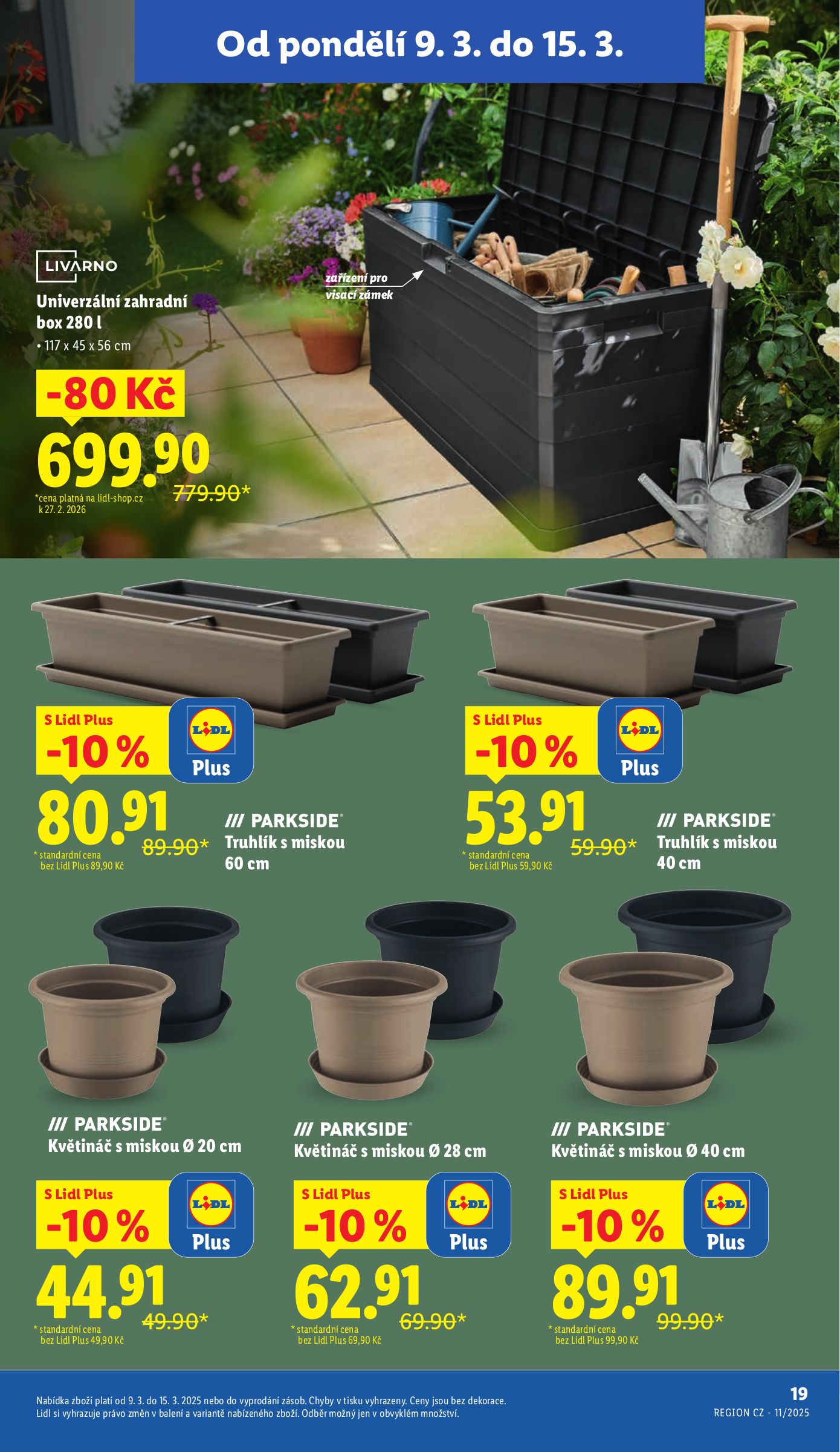 lidl - Lidl - Zahradní brožura leták platný od úterý 24.02.2026 do neděle 15.03.2026 - page: 19