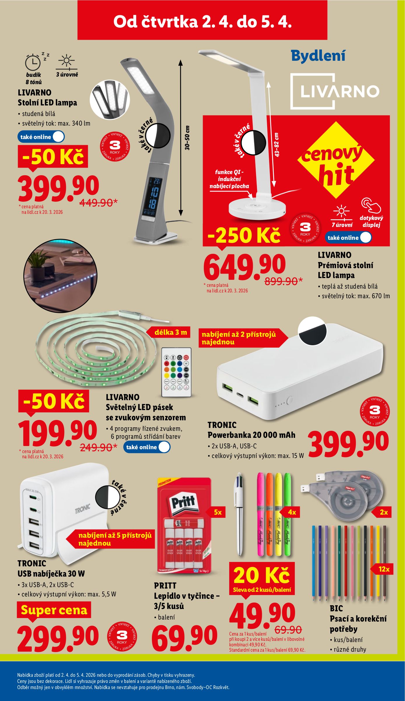 lidl - Lidl - Spotřební zboží leták platný od pondělí 30.03.2026 do neděle 05.04.2026 - page: 21