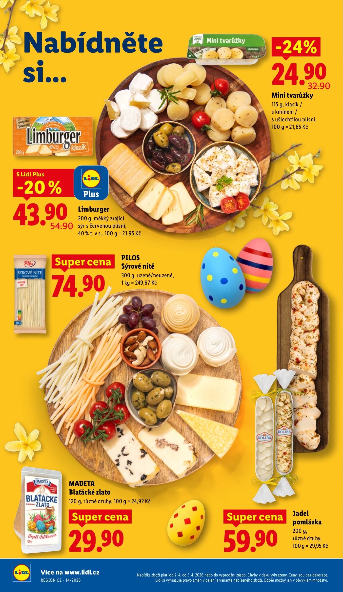 lidl - Lidl leták platný od čtvrtka 02.04.2026 do neděle 05.04.2026 - page: 14