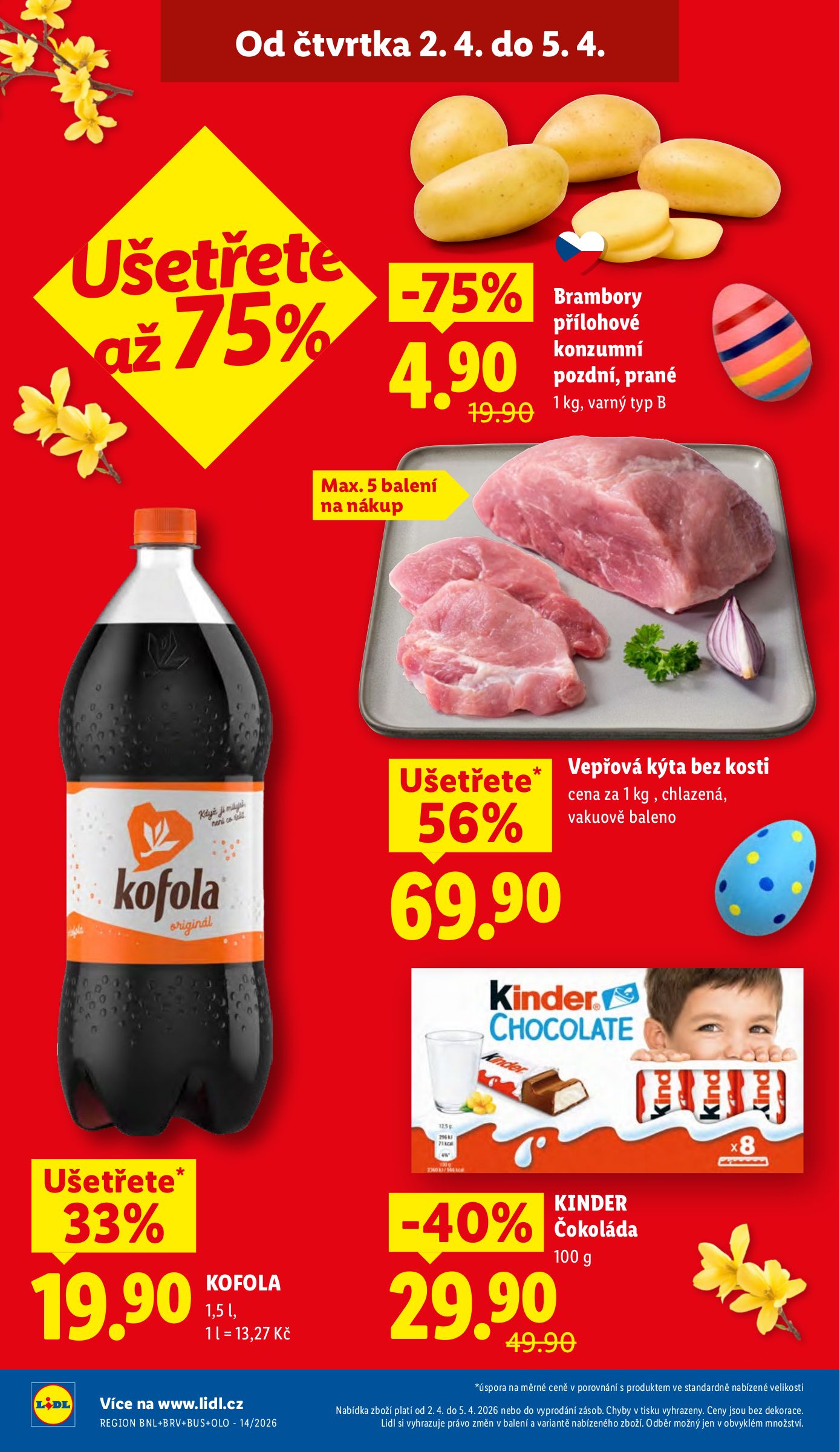 lidl - Lidl leták platný od čtvrtka 02.04.2026 do neděle 05.04.2026 - page: 2