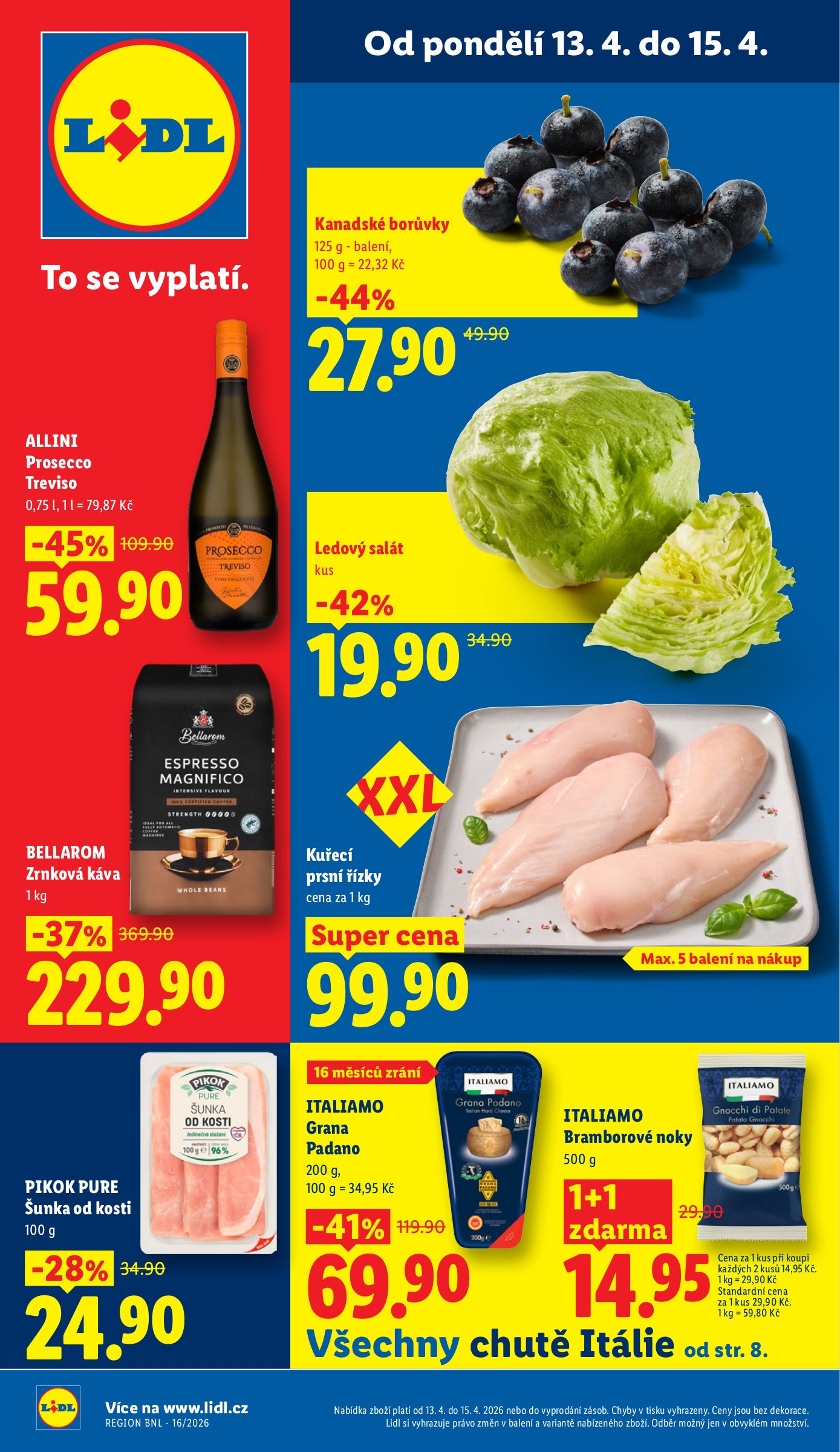 lidl - Lidl leták na příští týden od pondělí 13.04.2026 do středy 15.04.2026