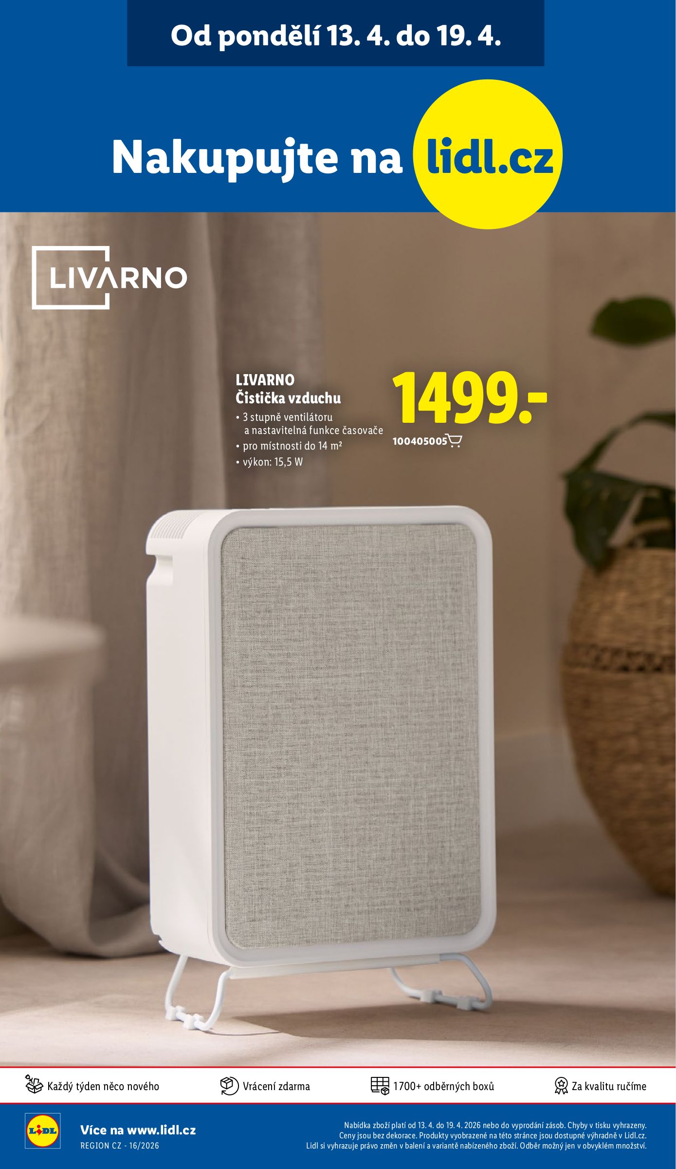 lidl - Lidl leták na příští týden od pondělí 13.04.2026 do středy 15.04.2026 - page: 44