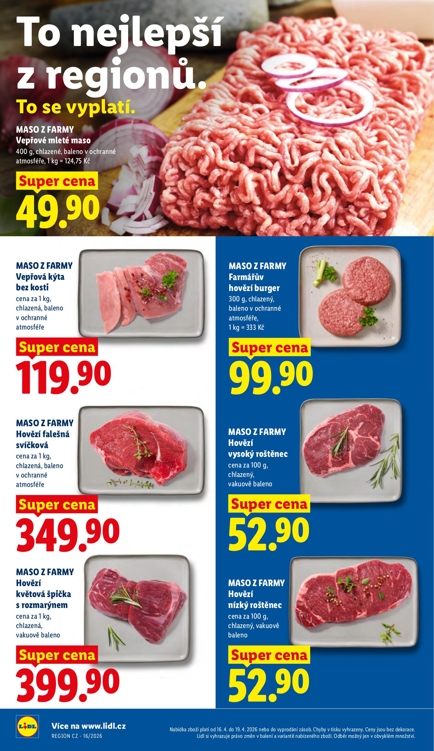 lidl - Lidl leták na příští týden od čtvrtka 16.04.2026 do neděle 19.04.2026 - page: 12