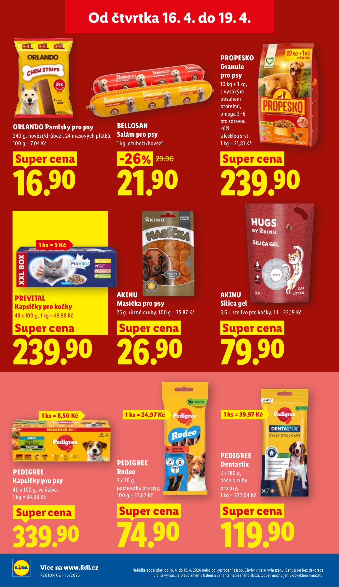 lidl - Lidl leták na příští týden od čtvrtka 16.04.2026 do neděle 19.04.2026 - page: 26