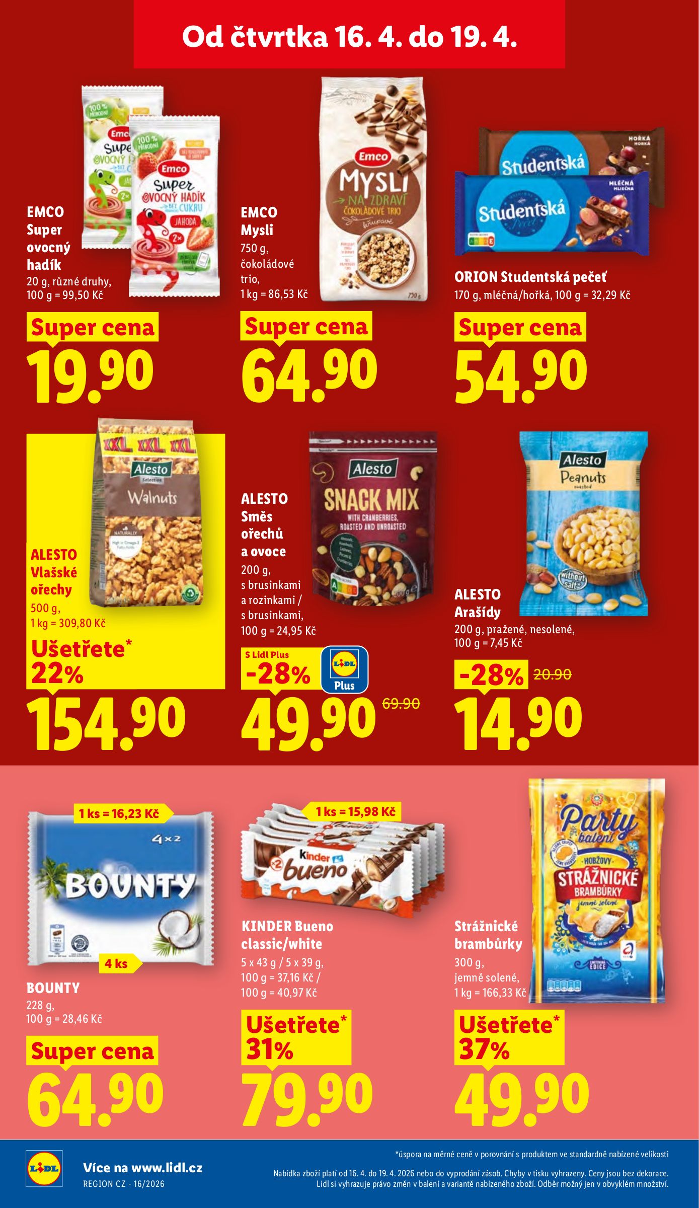 lidl - Lidl leták na příští týden od čtvrtka 16.04.2026 do neděle 19.04.2026 - page: 22