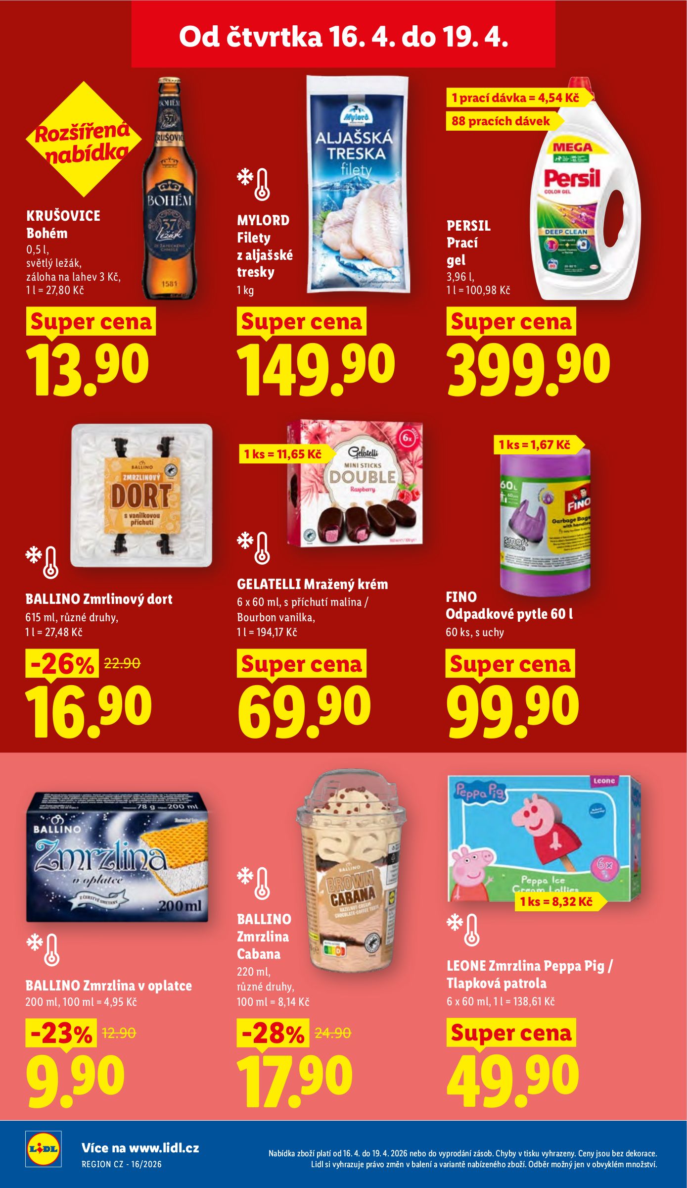 lidl - Lidl leták na příští týden od čtvrtka 16.04.2026 do neděle 19.04.2026 - page: 20