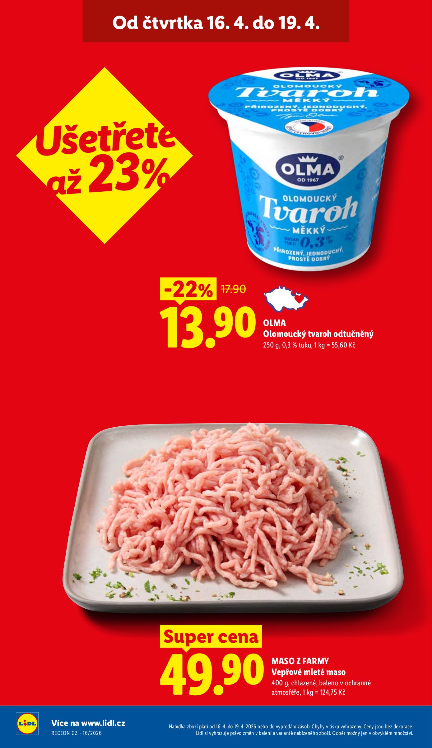 lidl - Lidl leták na příští týden od čtvrtka 16.04.2026 do neděle 19.04.2026 - page: 4