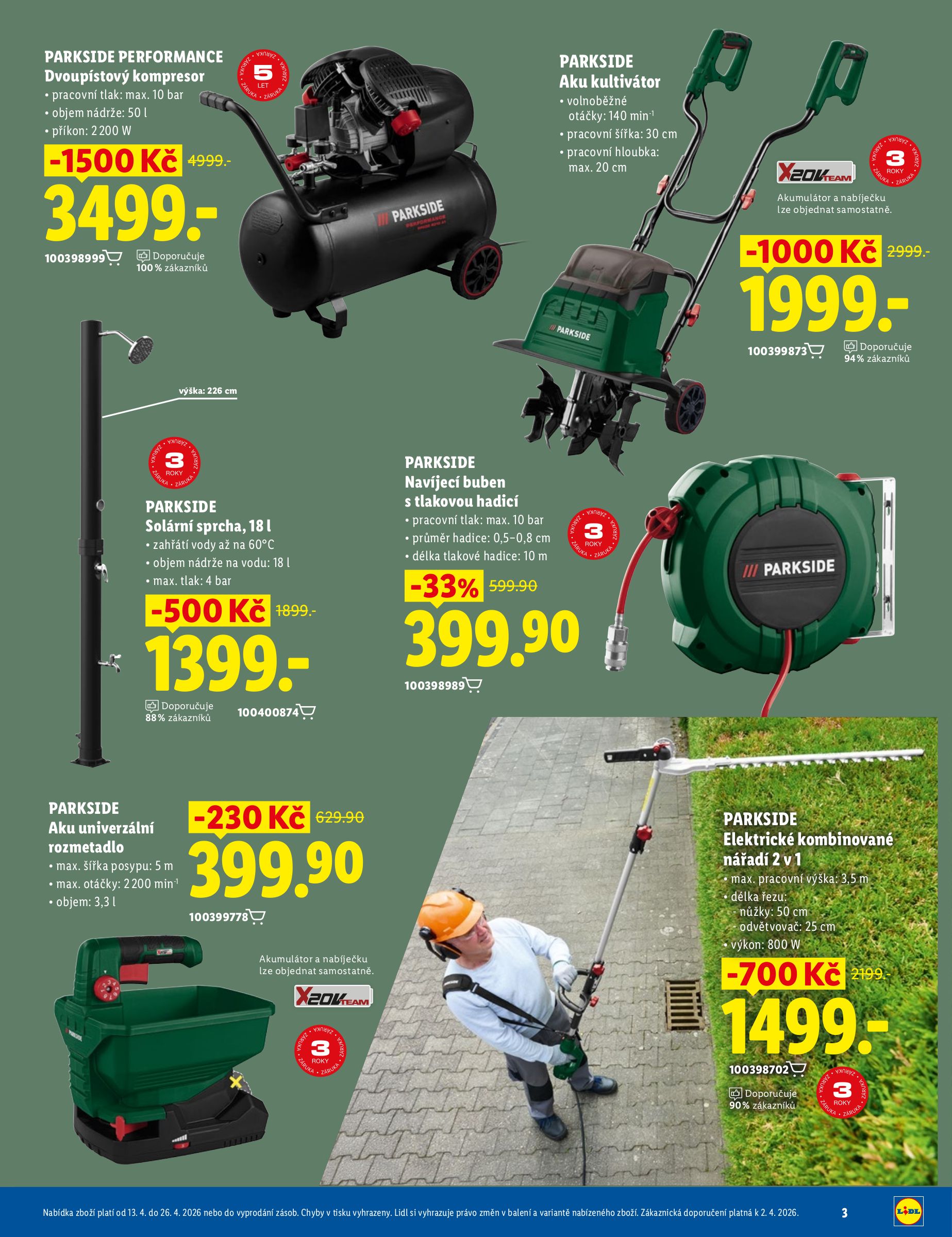 lidl - Lidl.cz leták na příští týden od pondělí 13.04.2026 do neděle 26.04.2026 - page: 3