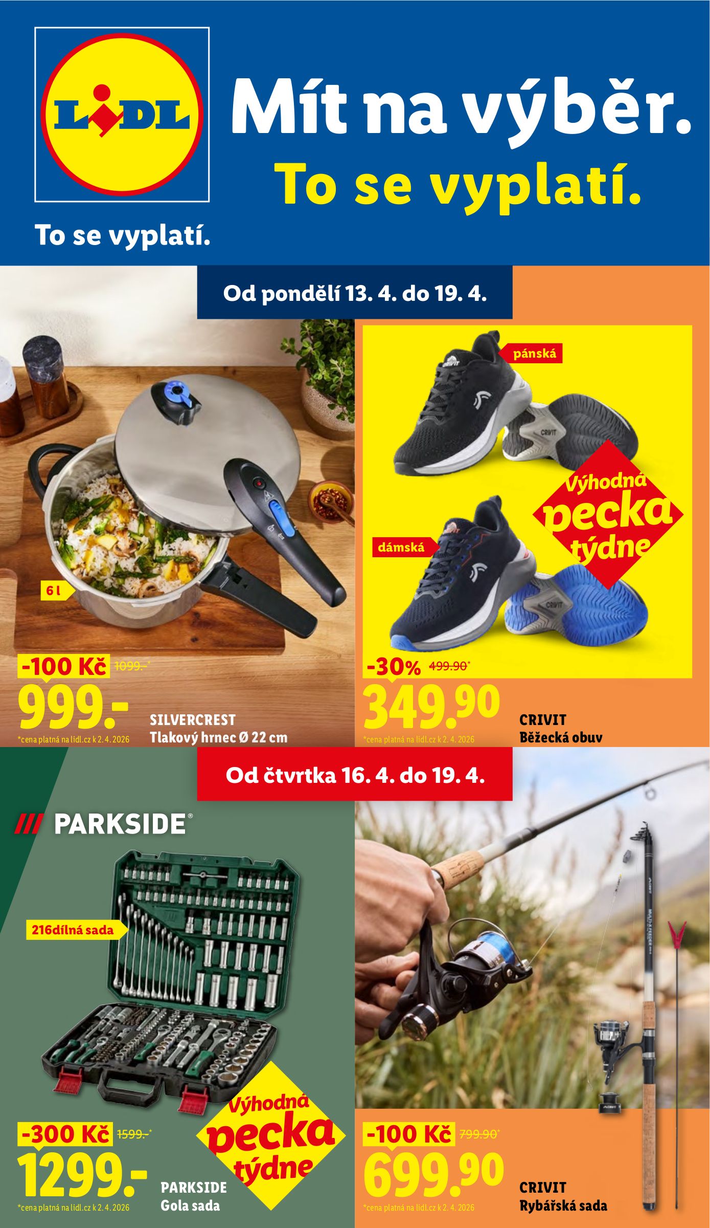 lidl - Lidl - Spotřební zboží leták na příští týden od pondělí 13.04.2026 do neděle 19.04.2026
