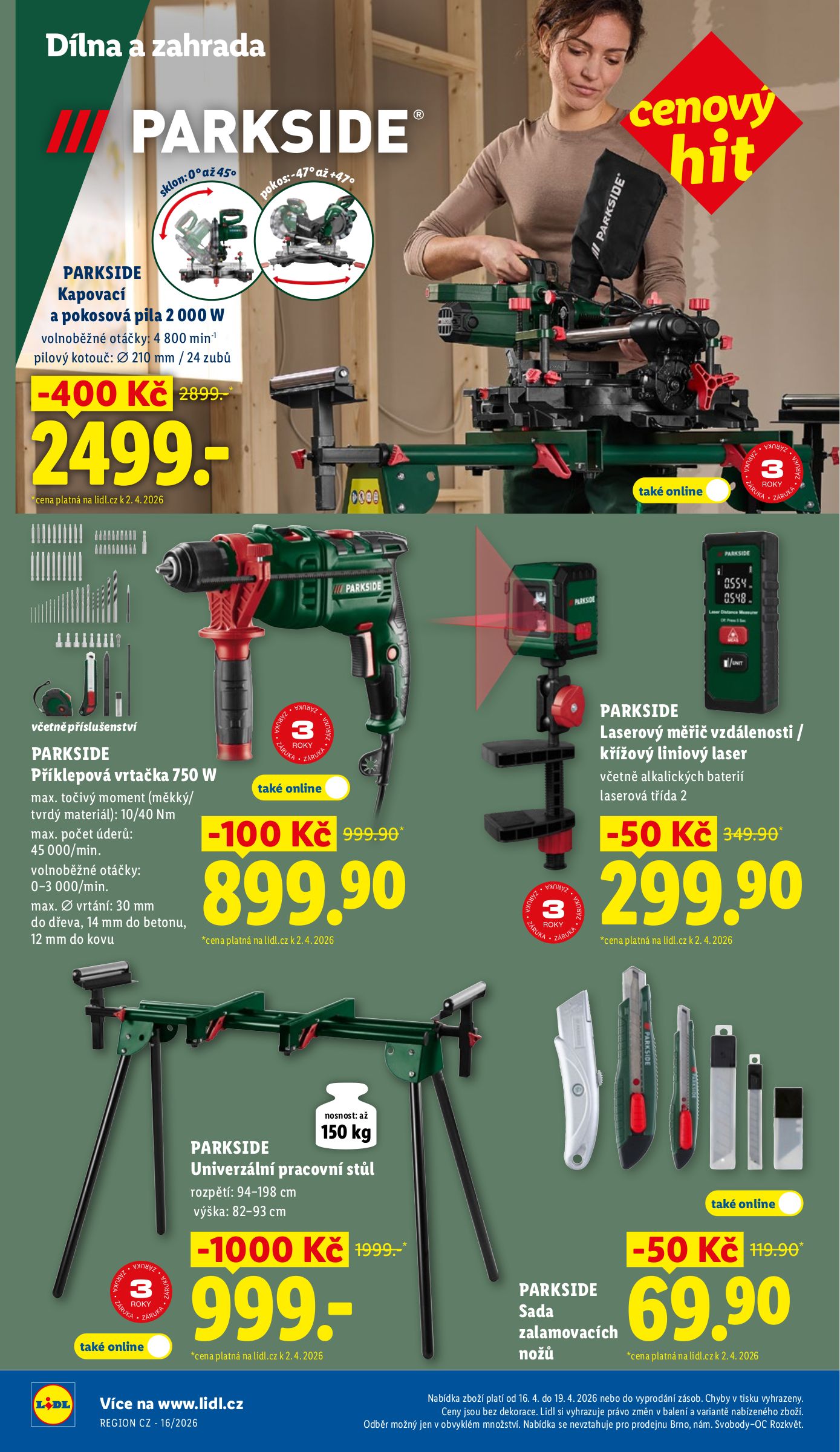 lidl - Lidl - Spotřební zboží leták na příští týden od pondělí 13.04.2026 do neděle 19.04.2026 - page: 16