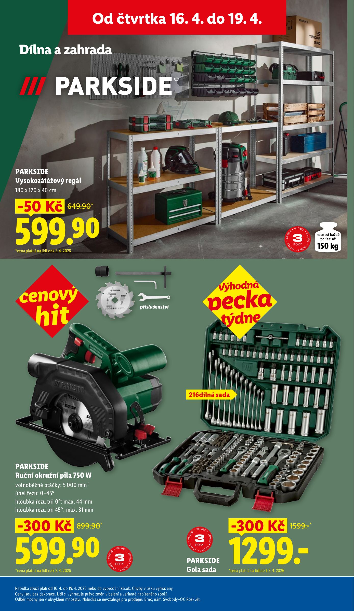 lidl - Lidl - Spotřební zboží leták na příští týden od pondělí 13.04.2026 do neděle 19.04.2026 - page: 15