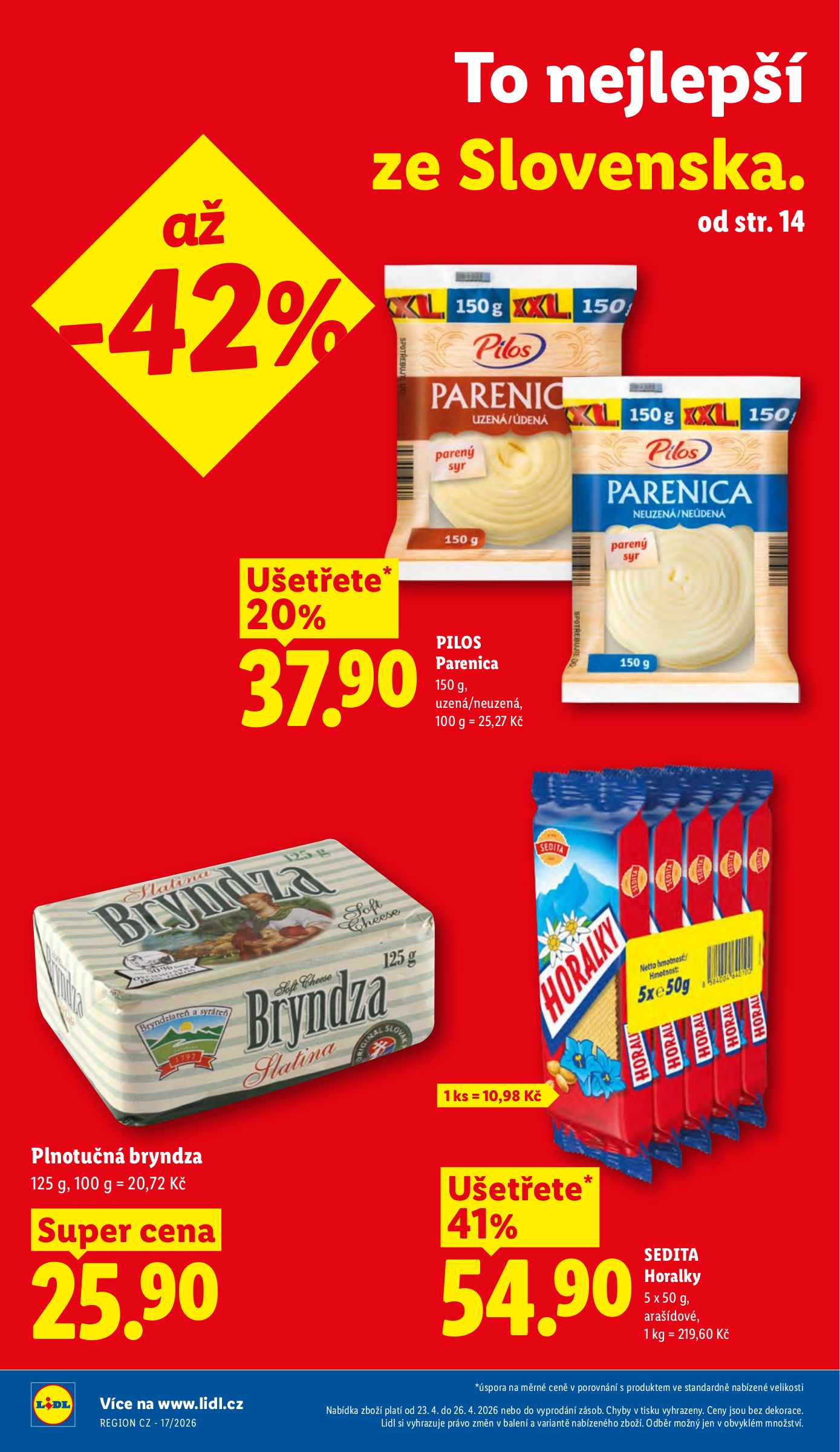 lidl - Lidl leták na příští týden od čtvrtka 23.04.2026 do neděle 26.04.2026 - page: 2