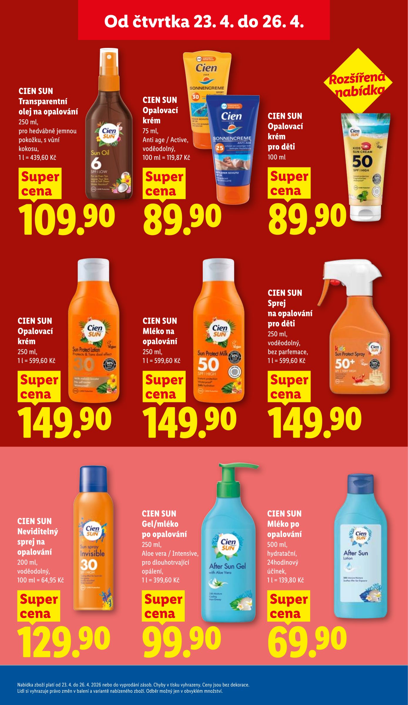 lidl - Aktuální Lidl leták platný od čtvrtka 23.04.2026 do neděle 26.04.2026 - page: 33