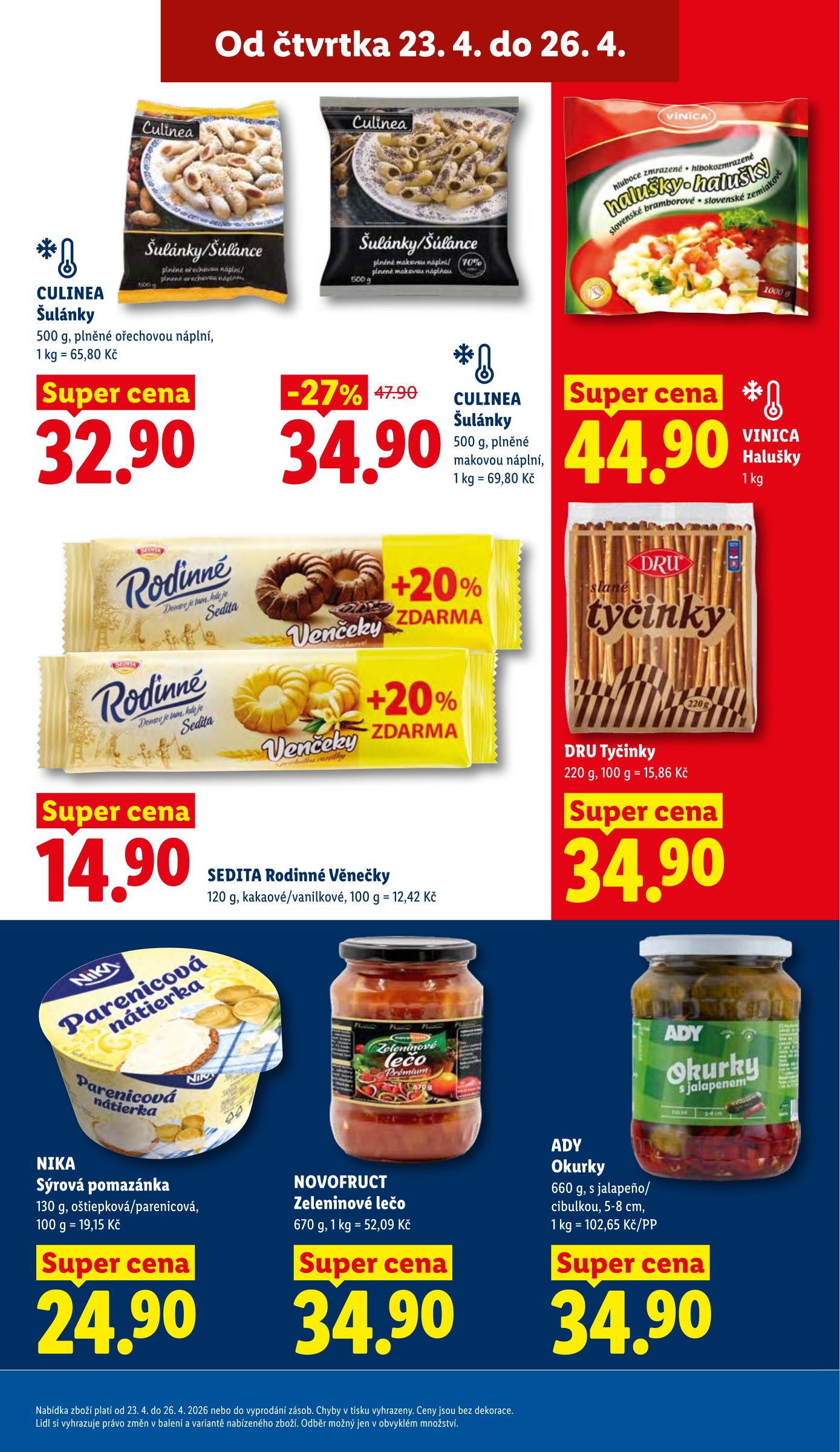 lidl - Aktuální Lidl leták platný od čtvrtka 23.04.2026 do neděle 26.04.2026 - page: 23