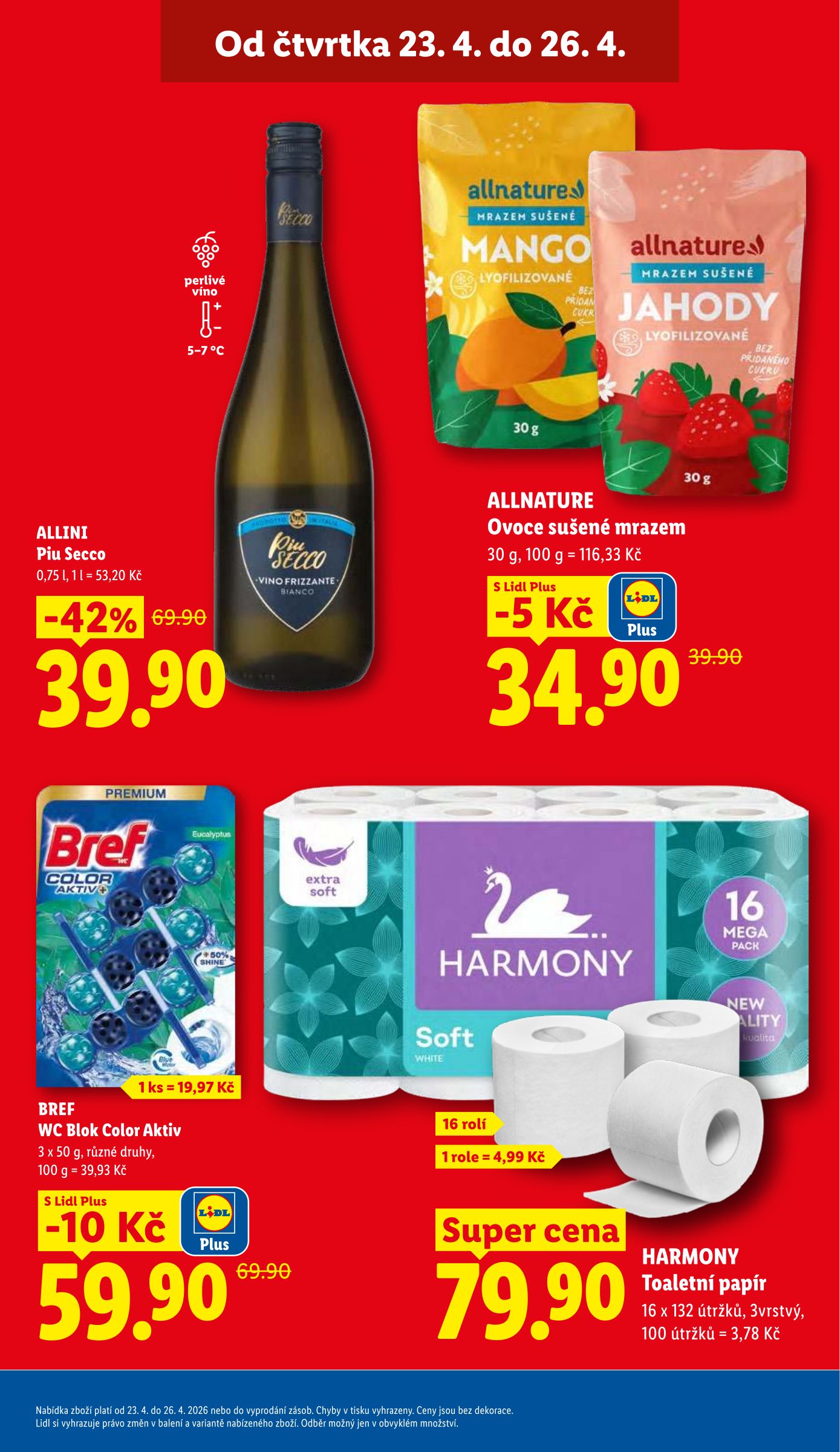 lidl - Aktuální Lidl leták platný od čtvrtka 23.04.2026 do neděle 26.04.2026 - page: 3