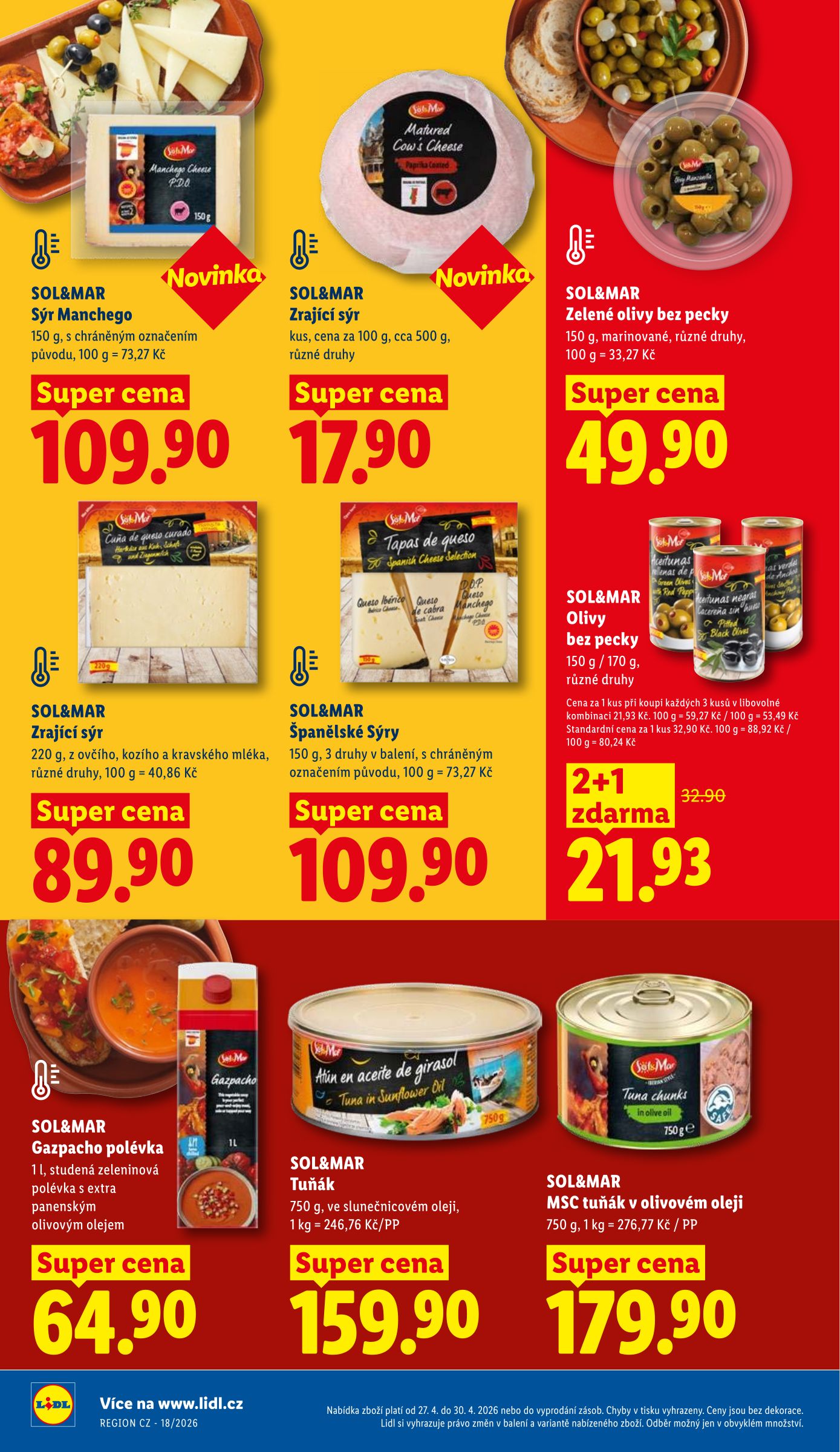 lidl - Lidl leták na příští týden od pondělí 27.04.2026 do čtvrtka 30.04.2026 - page: 18