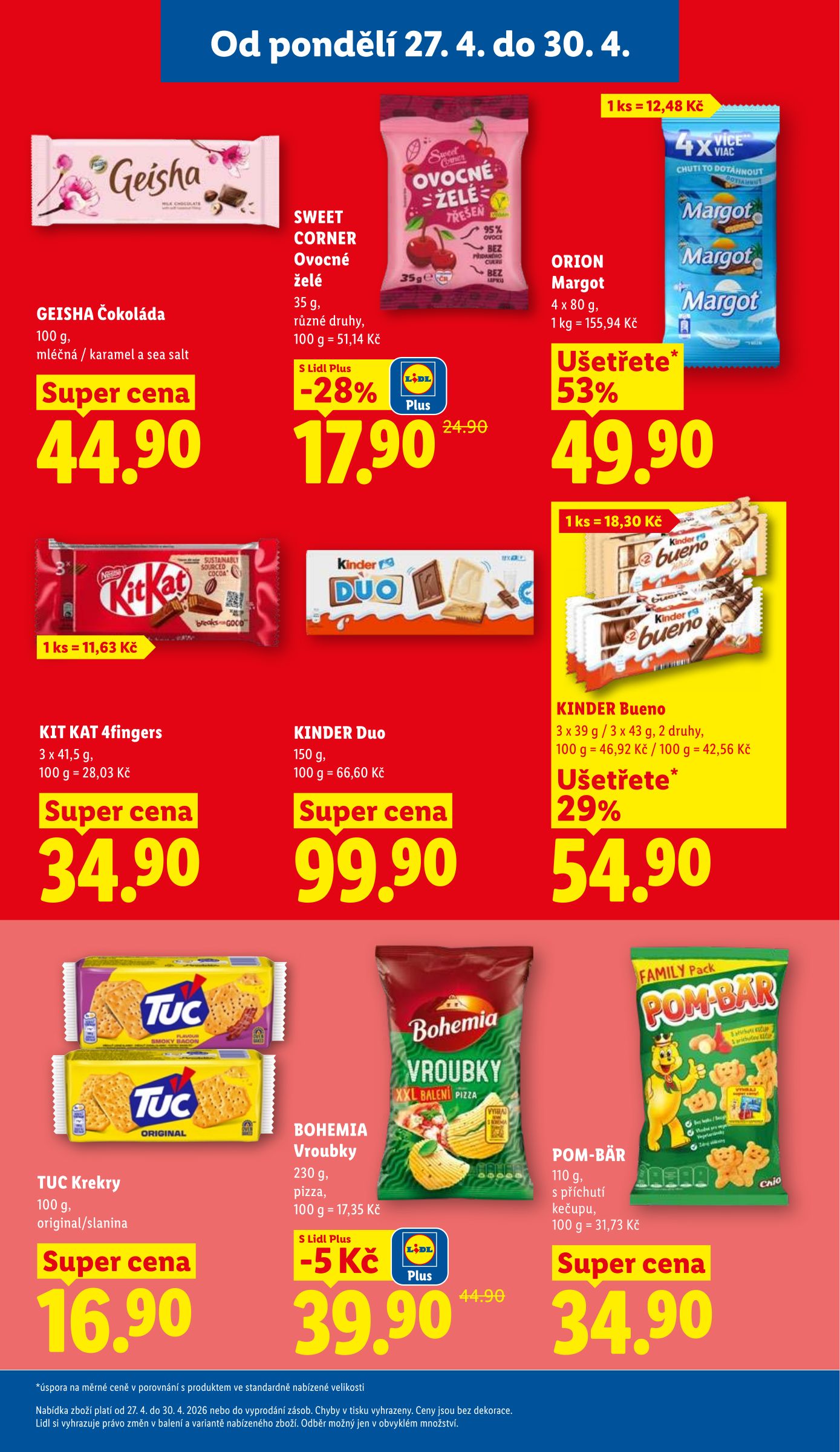 lidl - Lidl leták na příští týden od pondělí 27.04.2026 do čtvrtka 30.04.2026 - page: 27