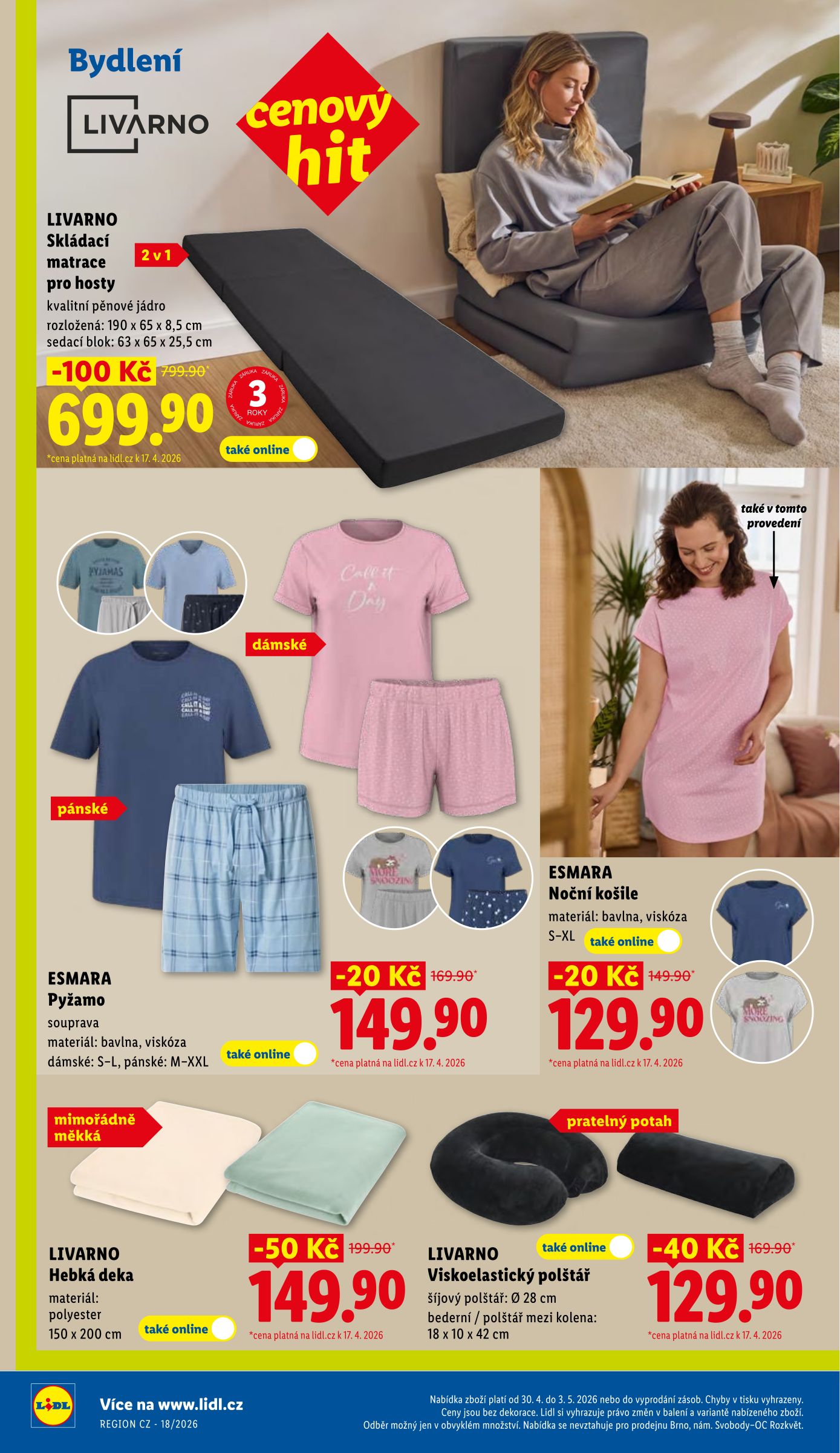 lidl - Lidl - Spotřební zboží leták na příští týden od pondělí 27.04.2026 do neděle 03.05.2026 - page: 22