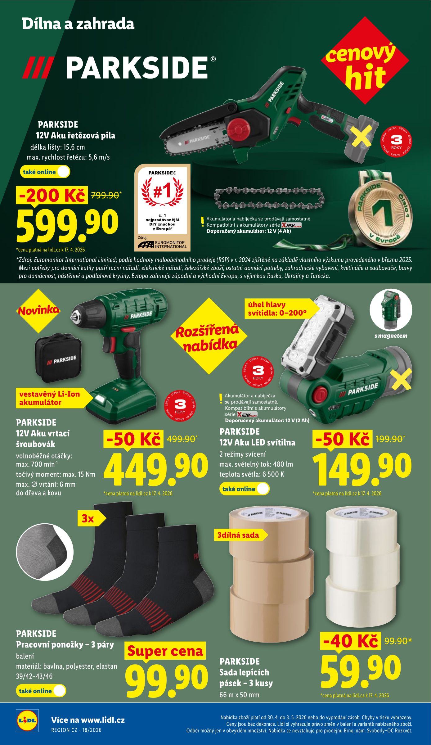 lidl - Lidl - Spotřební zboží leták na příští týden od pondělí 27.04.2026 do neděle 03.05.2026 - page: 20