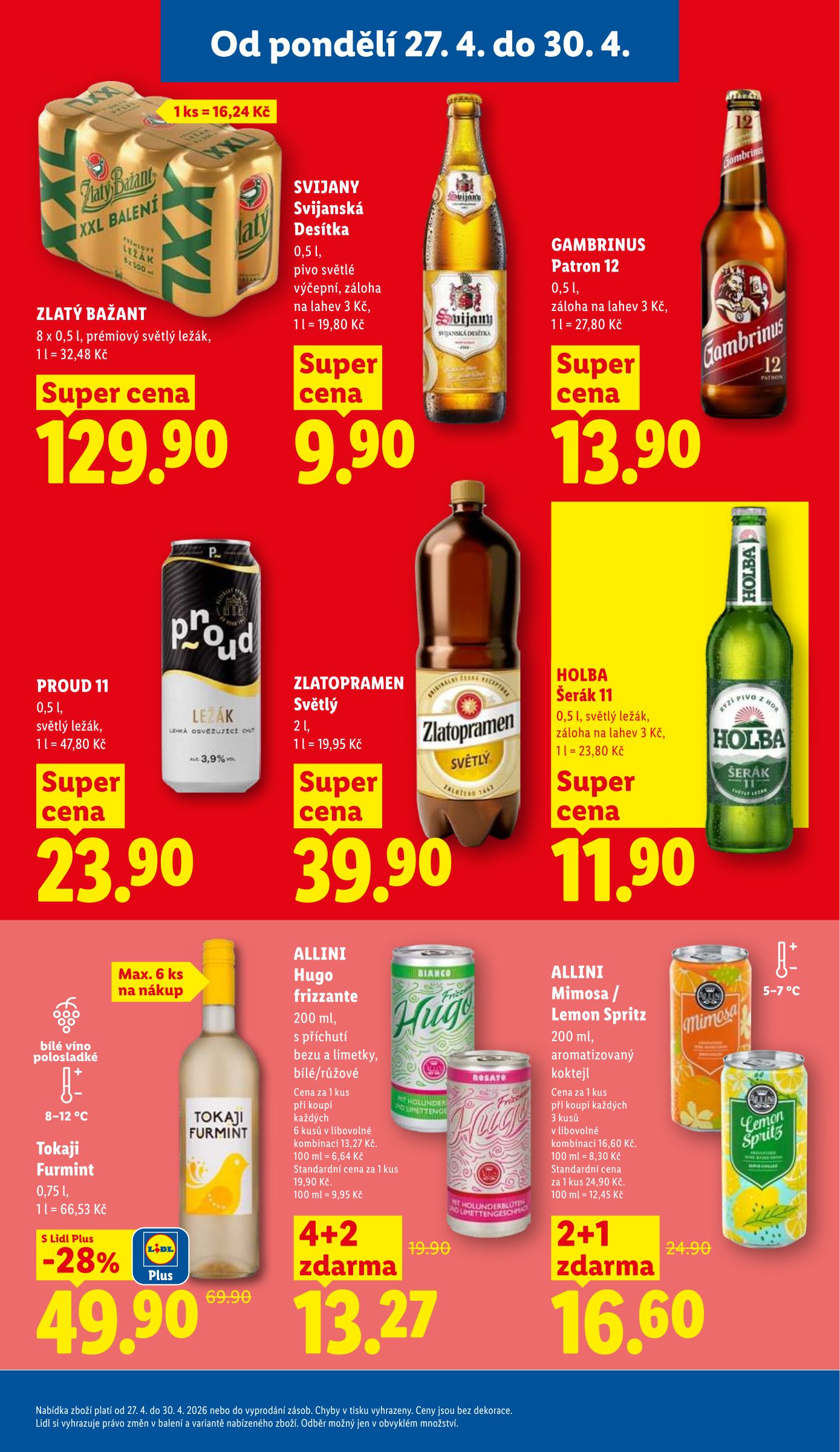 lidl - Aktuální Lidl leták platný od pondělí 27.04.2026 do čtvrtka 30.04.2026 - page: 29