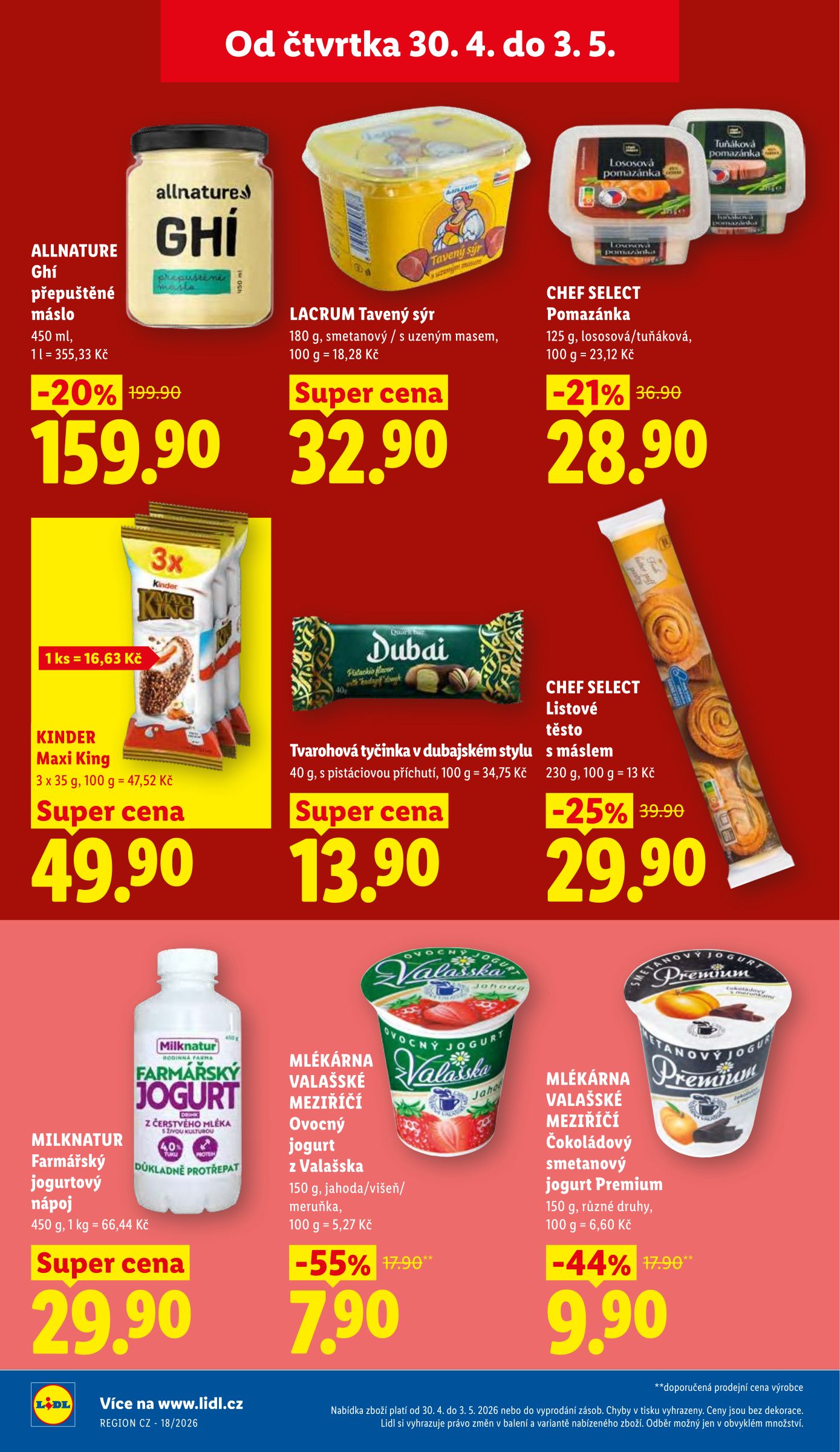 lidl - Aktuální Lidl leták platný od čtvrtka 30.04.2026 do neděle 03.05.2026 - page: 18
