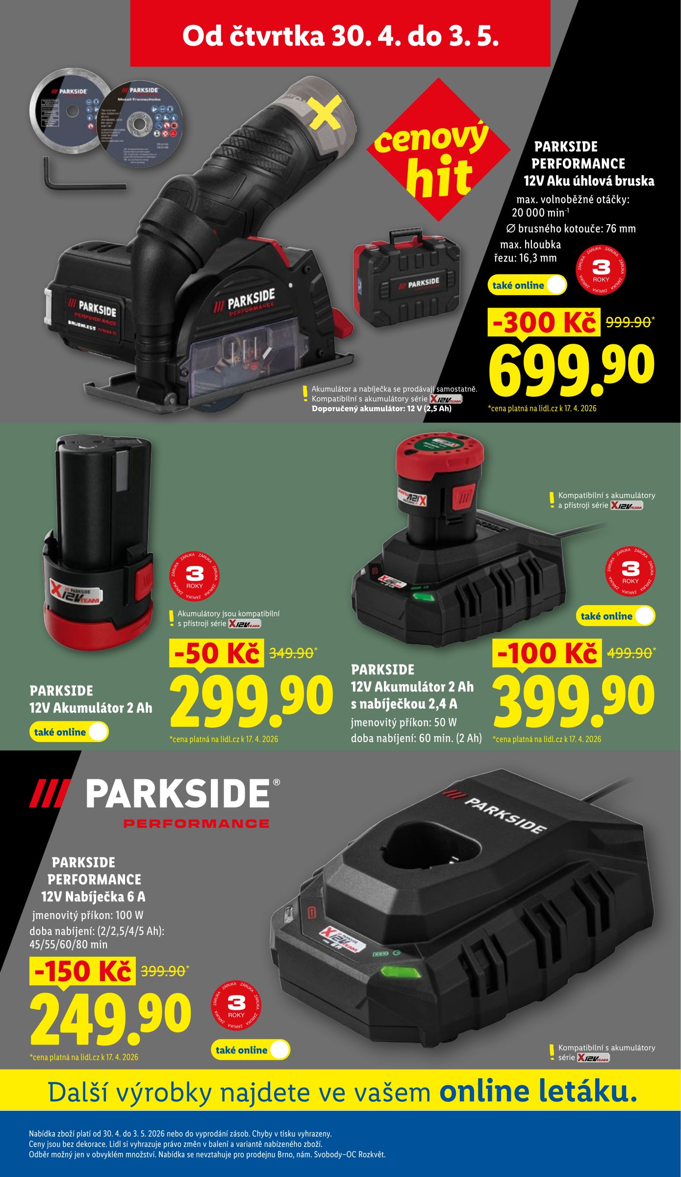 lidl - Aktuální Lidl leták platný od čtvrtka 30.04.2026 do neděle 03.05.2026 - page: 33