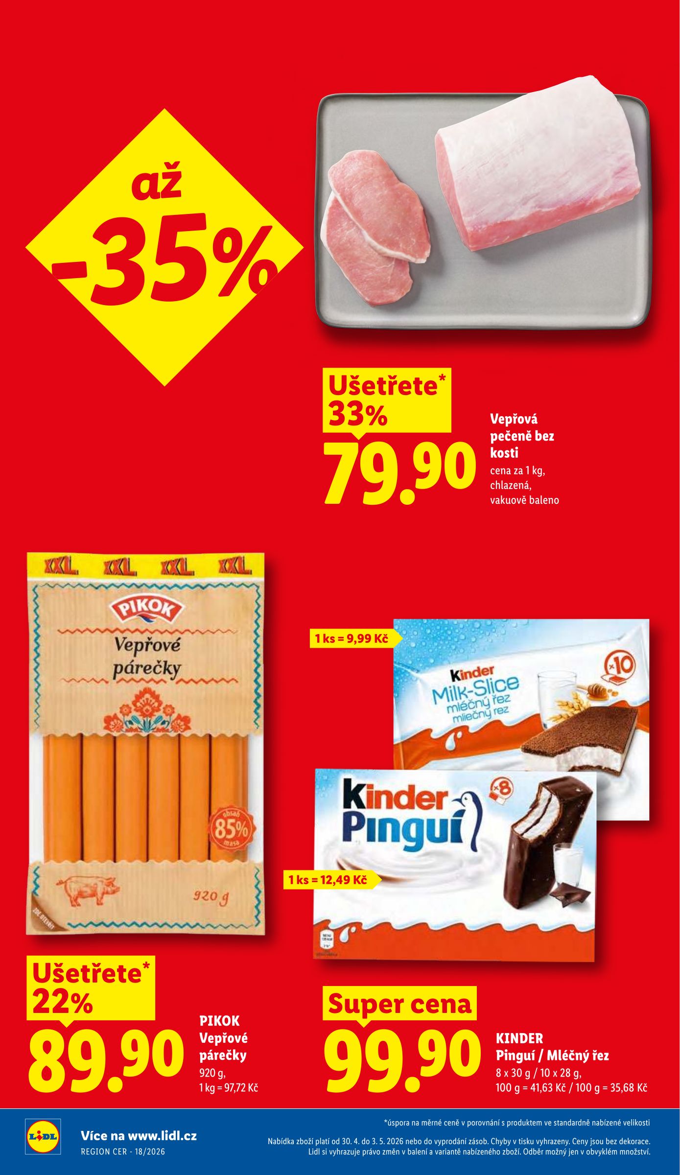 lidl - Aktuální Lidl leták platný od čtvrtka 30.04.2026 do neděle 03.05.2026 - page: 2