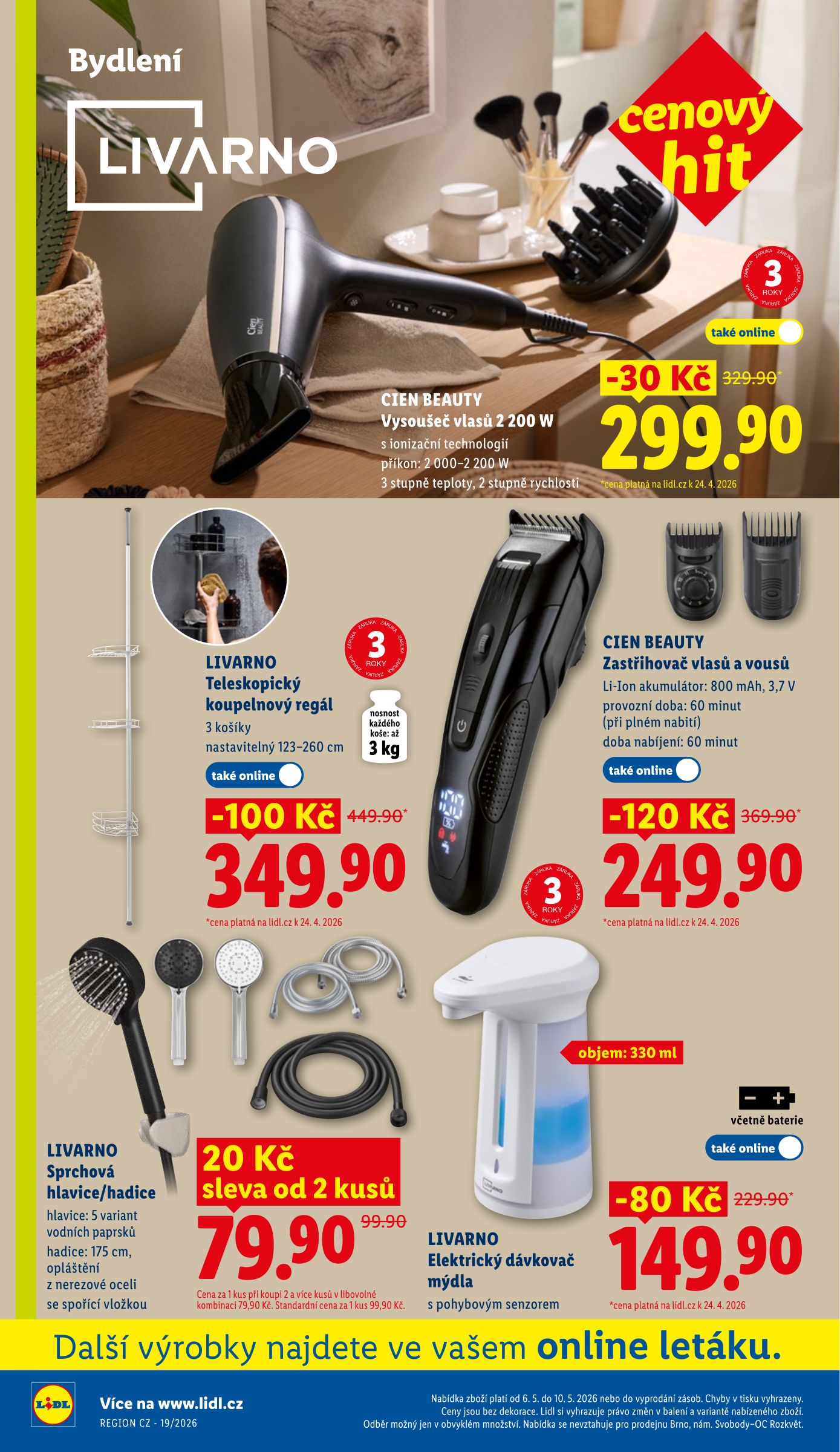 lidl - Lidl - Spotřební zboží leták na příští týden od pondělí 04.05.2026 do neděle 10.05.2026 - page: 18