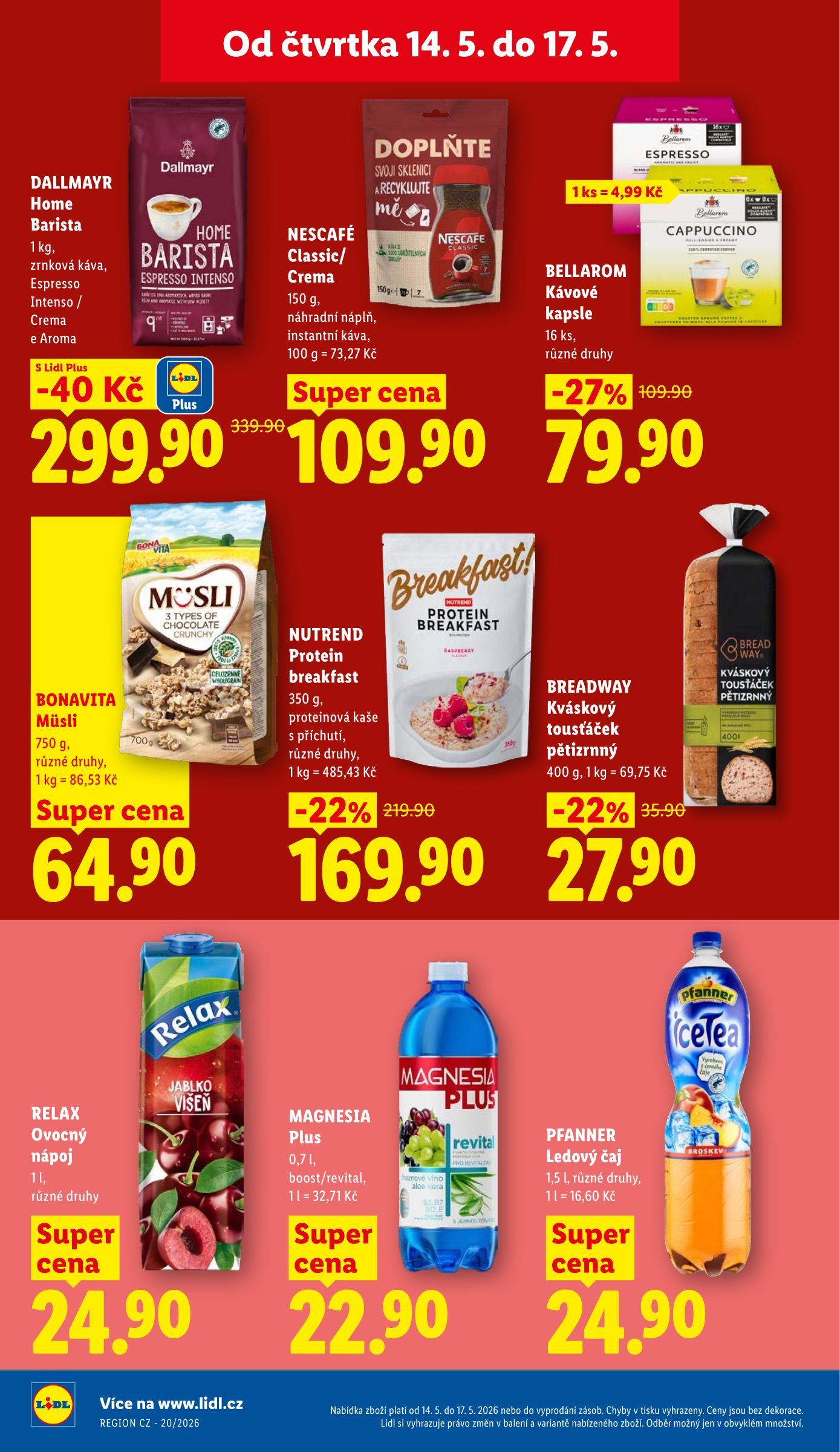 lidl - Lidl leták na příští týden od čtvrtka 14.05.2026 do neděle 17.05.2026 - page: 22