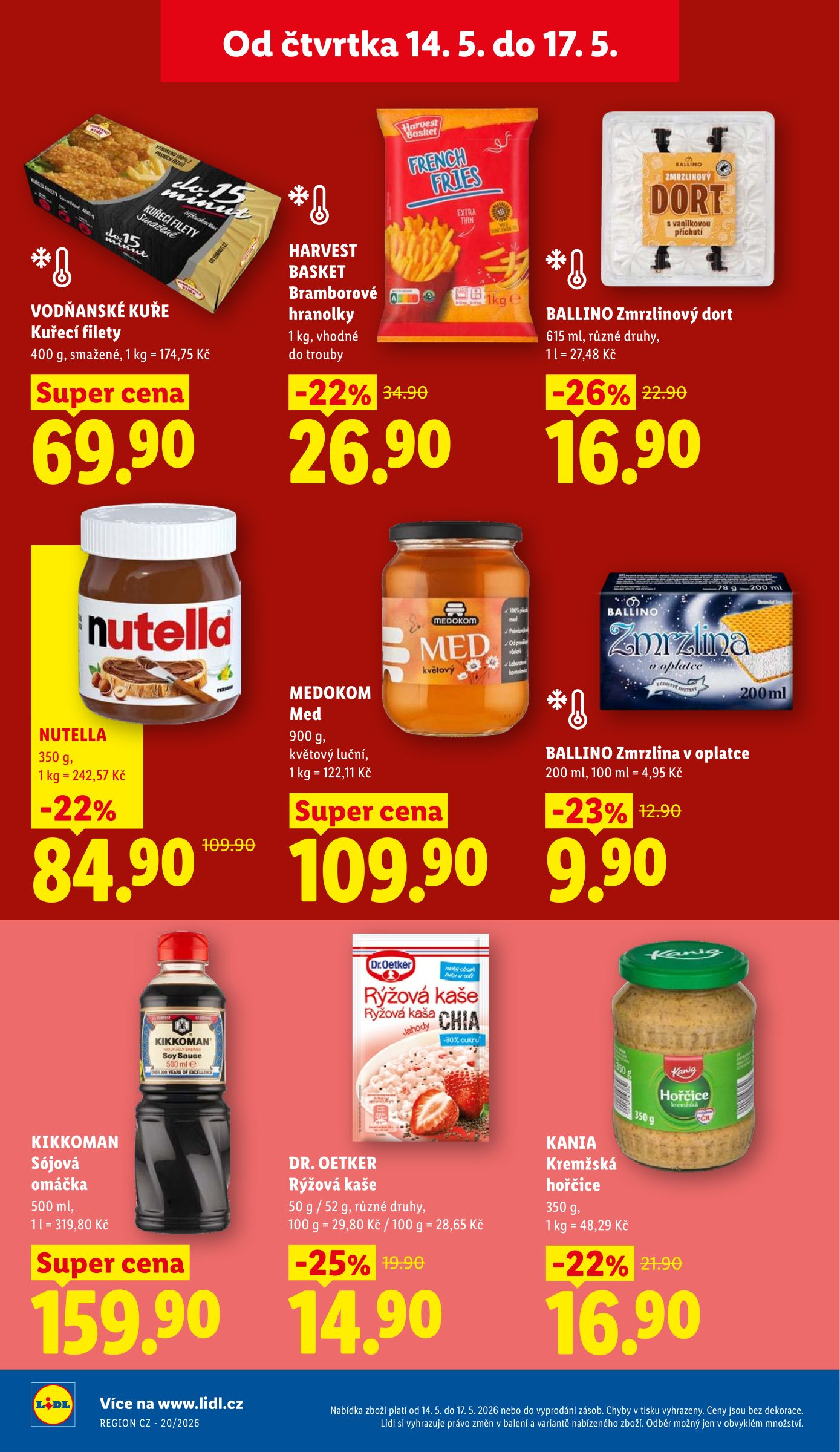 lidl - Lidl leták na příští týden od čtvrtka 14.05.2026 do neděle 17.05.2026 - page: 20