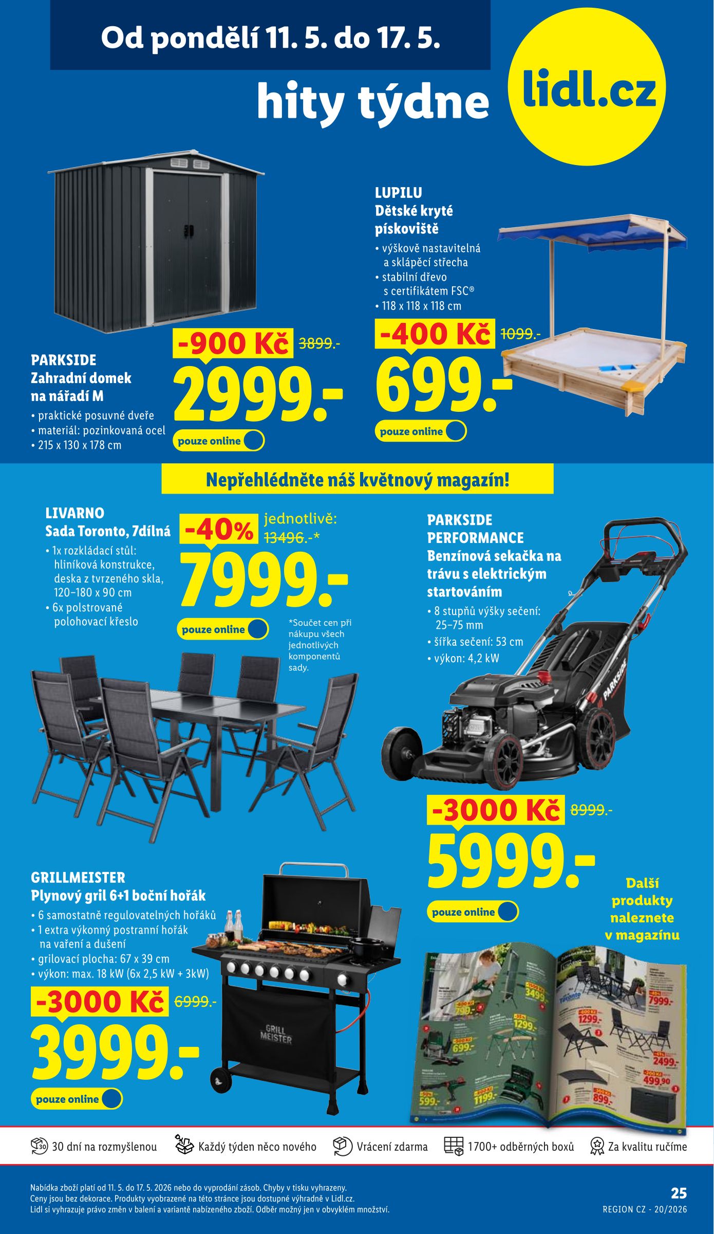 lidl - Lidl - Hity týdne leták na příští týden od pondělí 11.05.2026 do neděle 17.05.2026