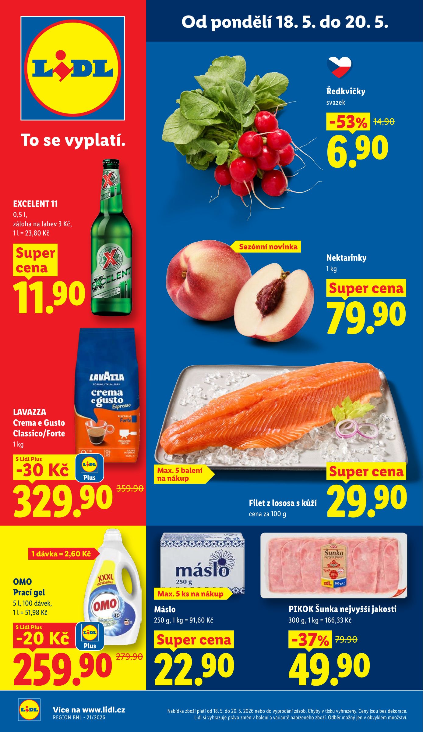 lidl - Lidl leták na příští týden od pondělí 18.05.2026 do středy 20.05.2026