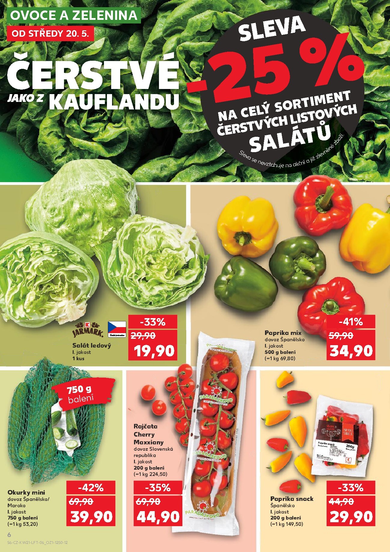 kaufland - Budoucí Kaufland - Kolín leták platný od středy 20.05.2026 do úterý 26.05.2026 - page: 6
