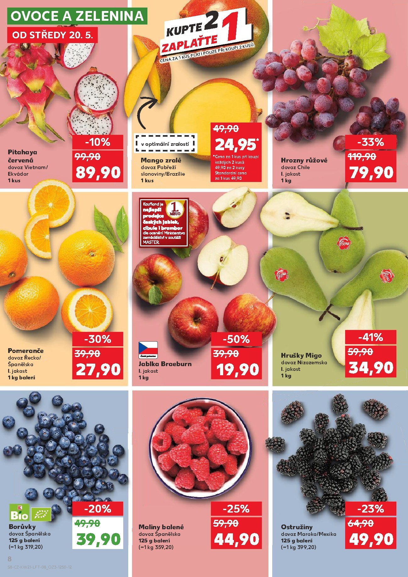 kaufland - Budoucí Kaufland - Kolín leták platný od středy 20.05.2026 do úterý 26.05.2026 - page: 8