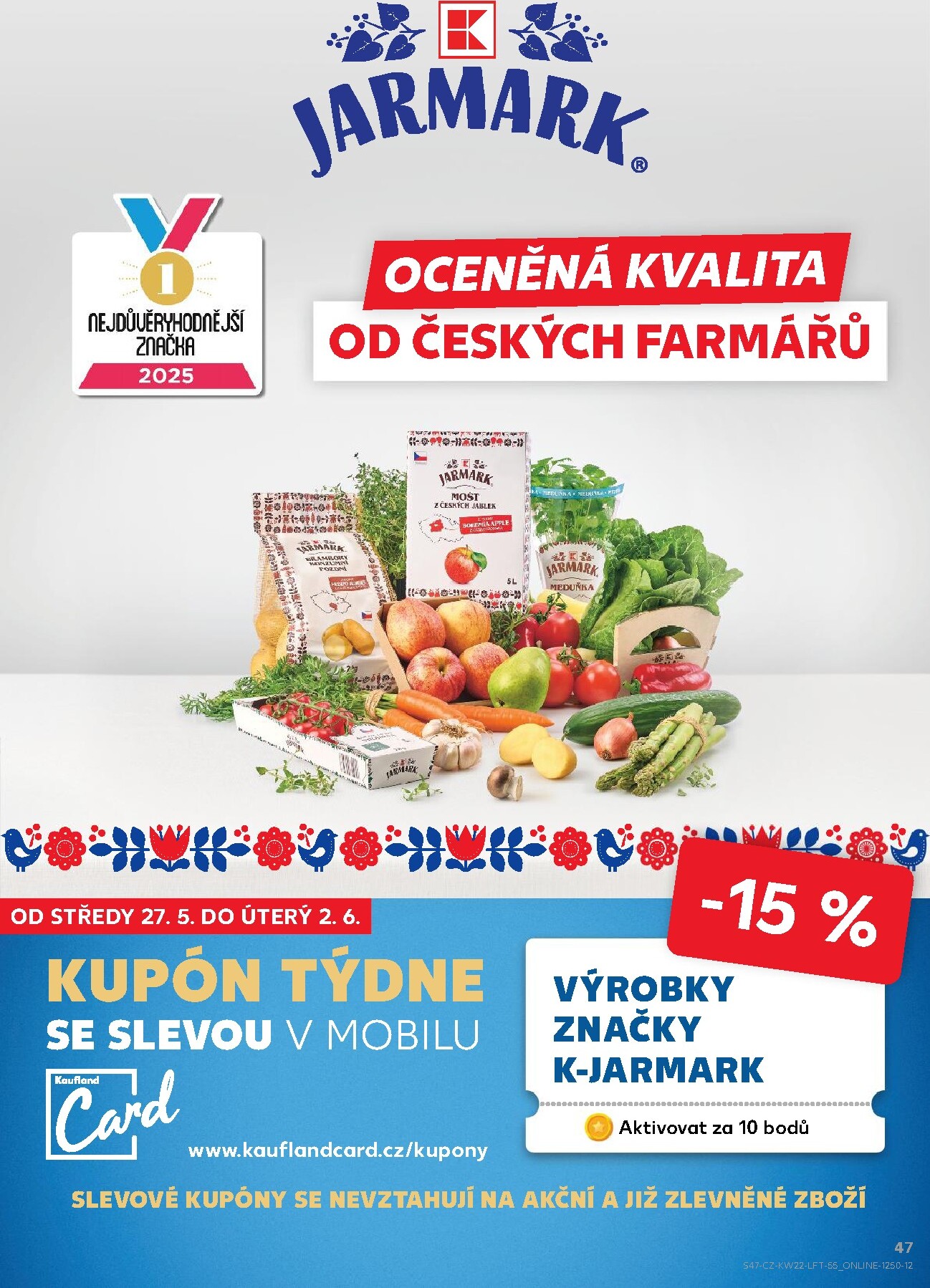 kaufland - Kaufland - Praha 4 leták na příští týden od středy 27.05.2026 do úterý 02.06.2026 - page: 47
