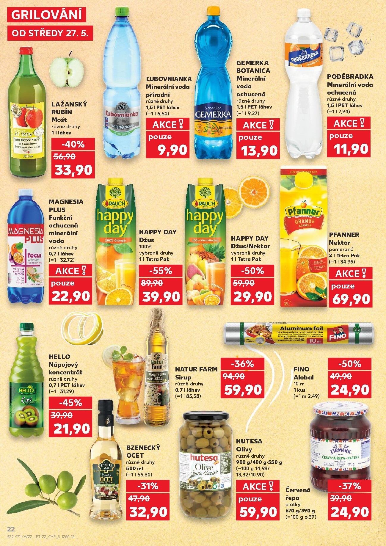 kaufland - Kaufland - Praha 4 leták na příští týden od středy 27.05.2026 do úterý 02.06.2026 - page: 22