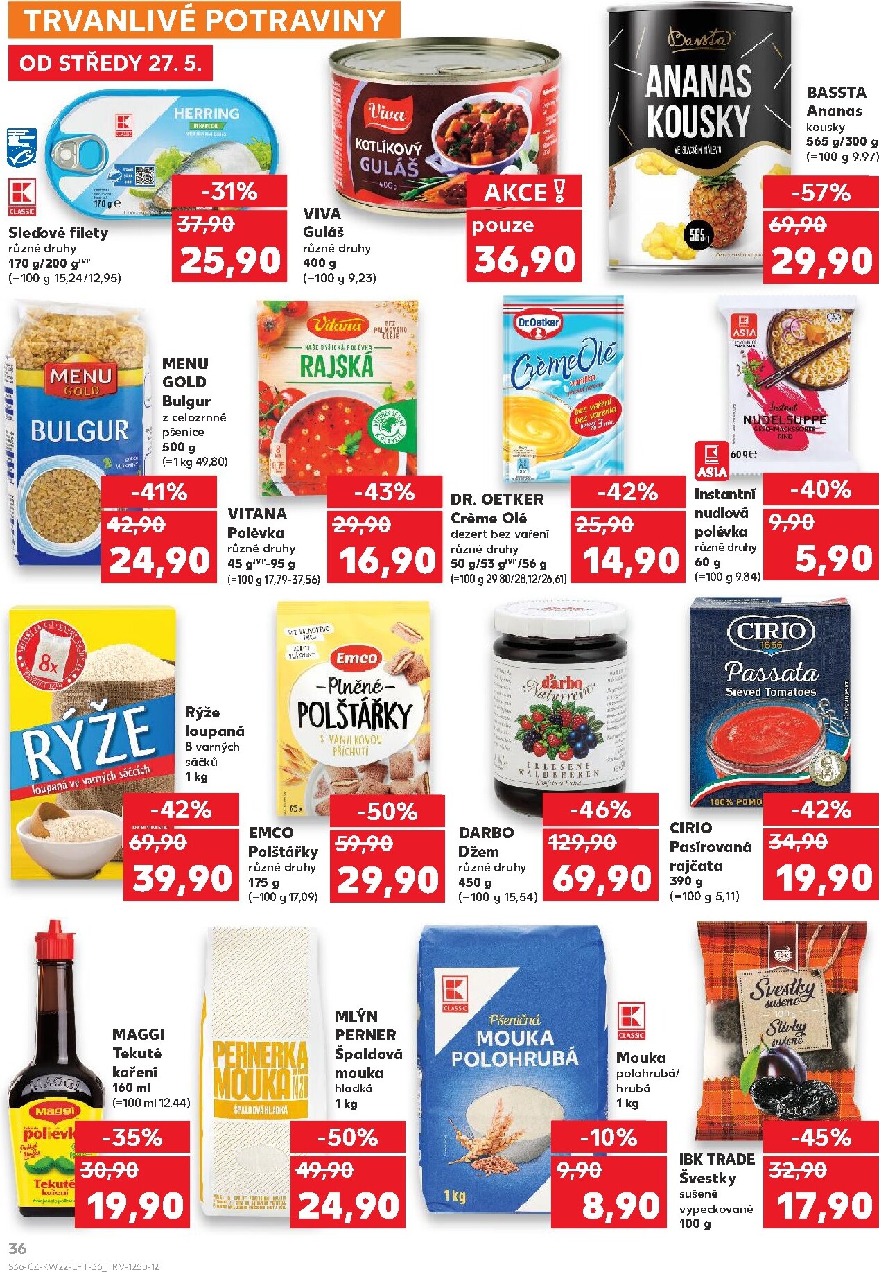 kaufland - Kaufland - Ostrava leták na příští týden od středy 27.05.2026 do úterý 02.06.2026 - page: 36
