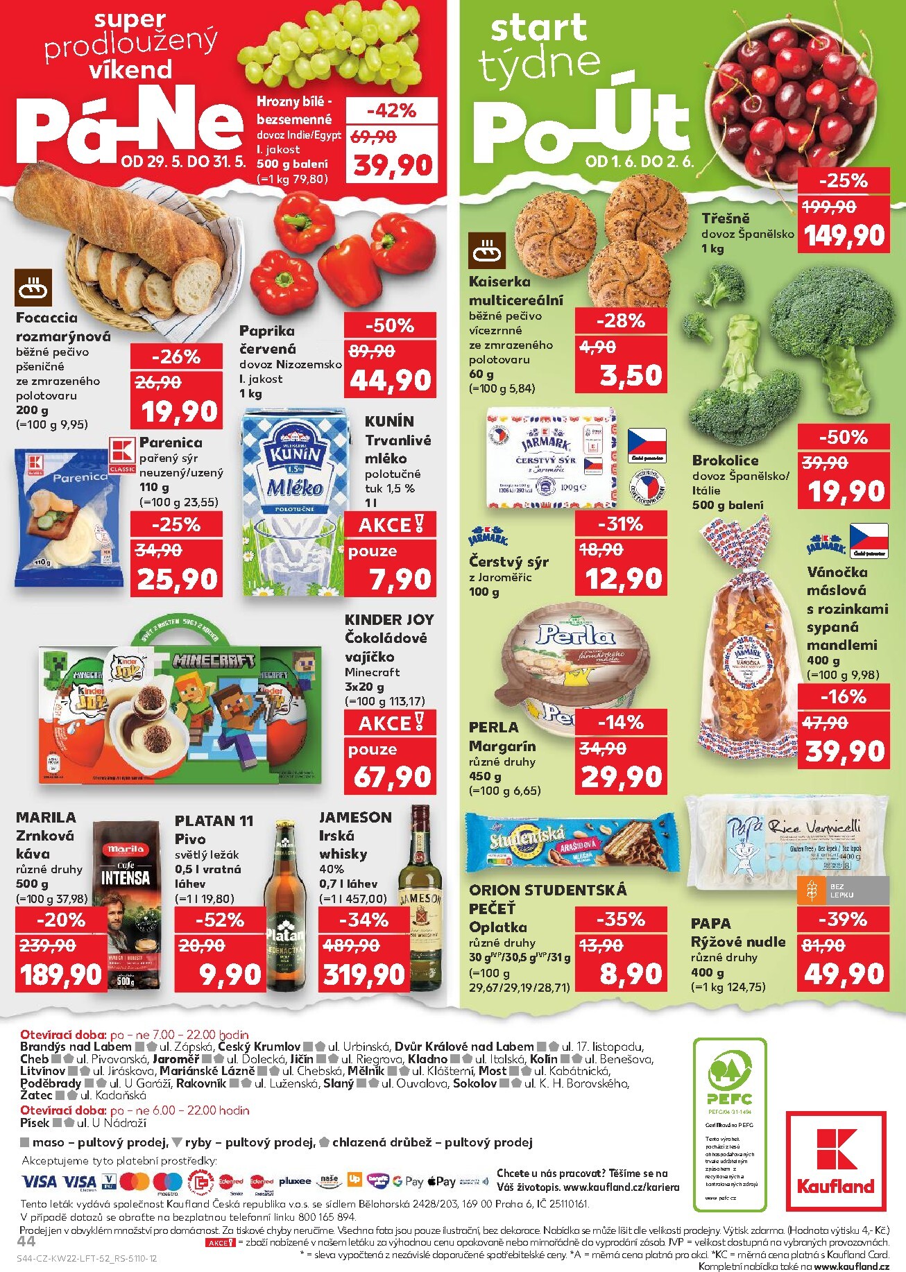 kaufland - Kaufland - Kolín leták na příští týden od středy 27.05.2026 do úterý 02.06.2026 - page: 44