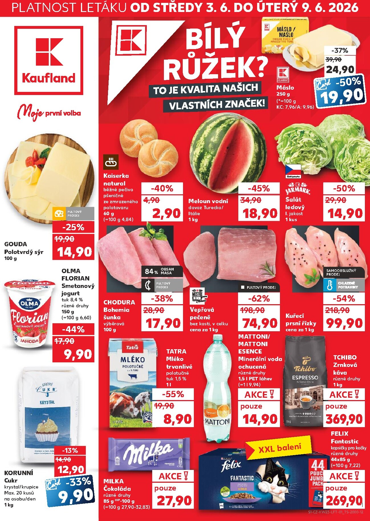 kaufland - Kaufland - Brno leták na příští týden od středy 03.06.2026 do úterý 09.06.2026