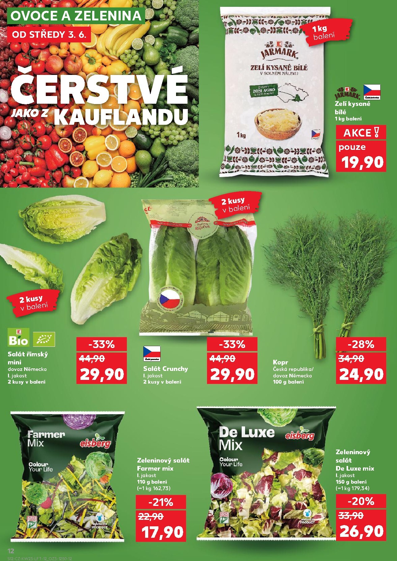 kaufland - Kaufland - Brno leták na příští týden od středy 03.06.2026 do úterý 09.06.2026 - page: 12