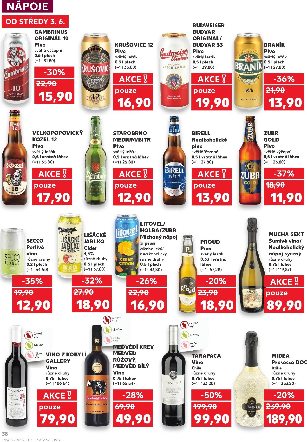 kaufland - Kaufland - Kolín leták na příští týden od středy 03.06.2026 do úterý 09.06.2026 - page: 38